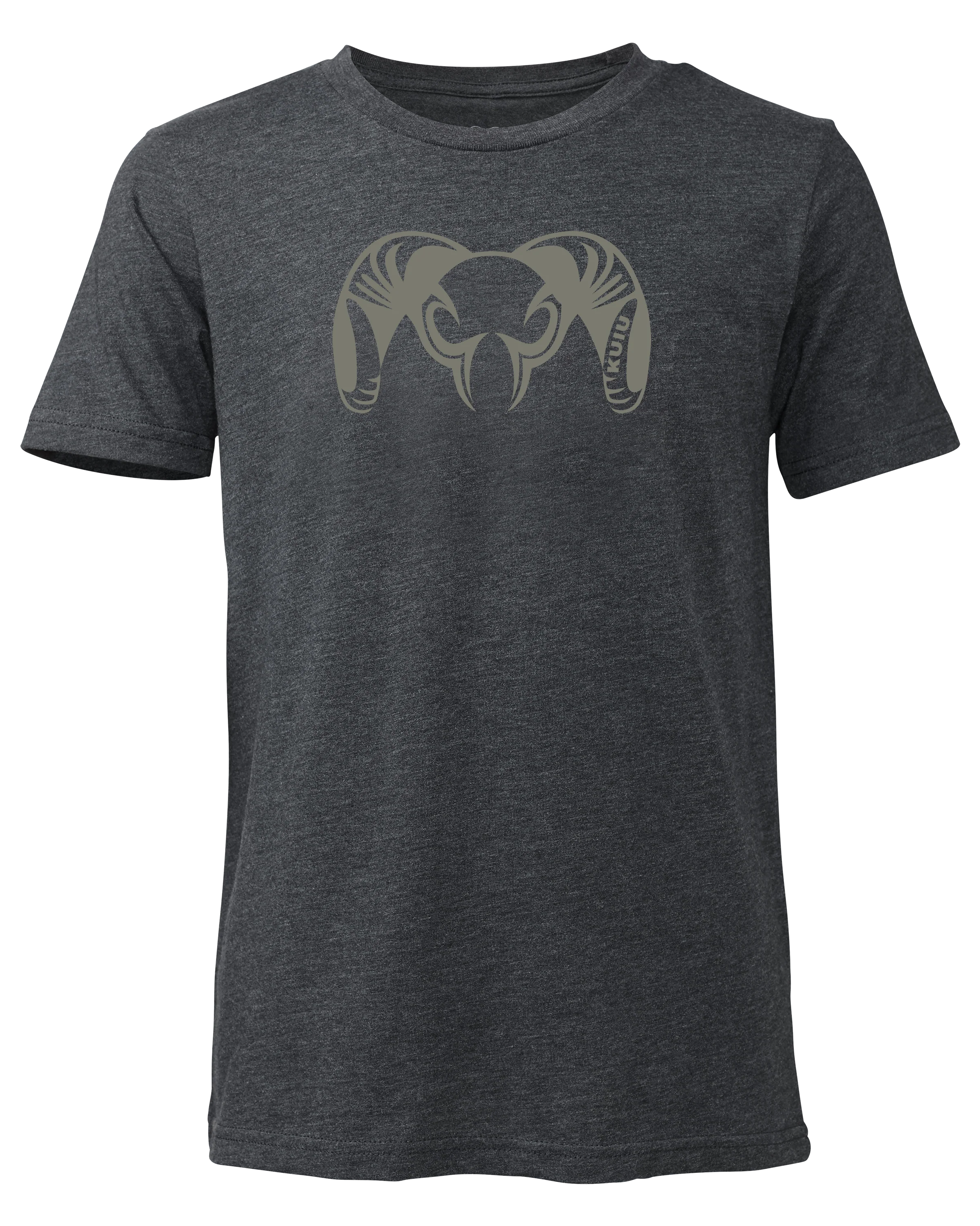Youth Engraved Ram T-Shirt | Charcoal