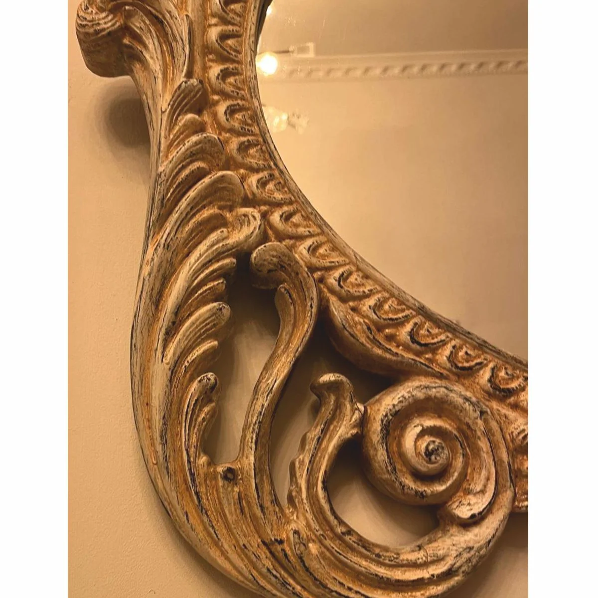 Pompöös by Baroque mirror antique cream 123 cm - Harald Glööckler Baroque Interior
