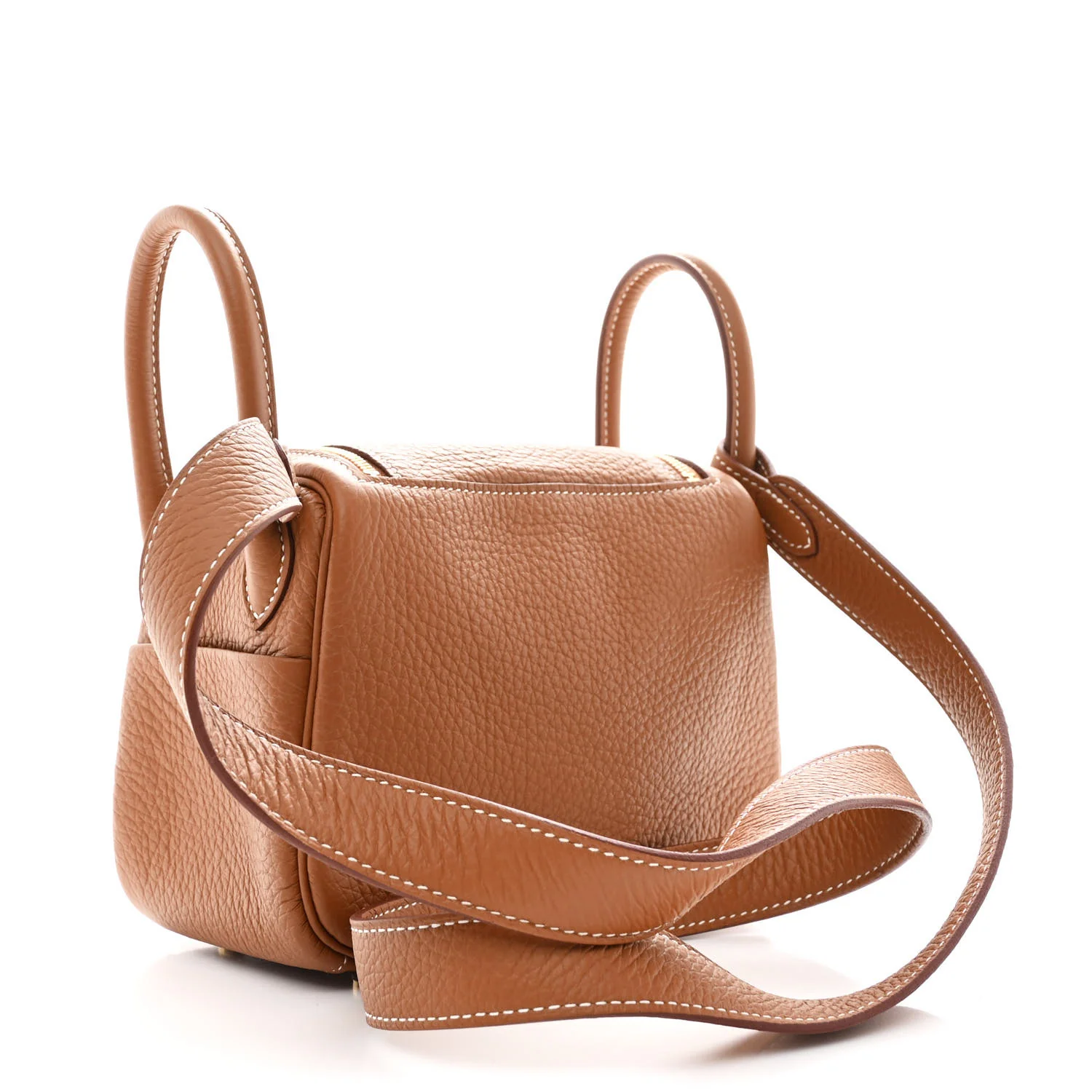 Taurillon Clemence Mini Lindy 20 Gold - Top Club