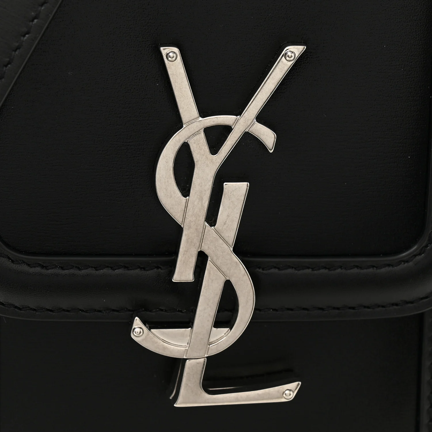 Smooth Calfskin Mini Solferino Satchel Black - Top Club