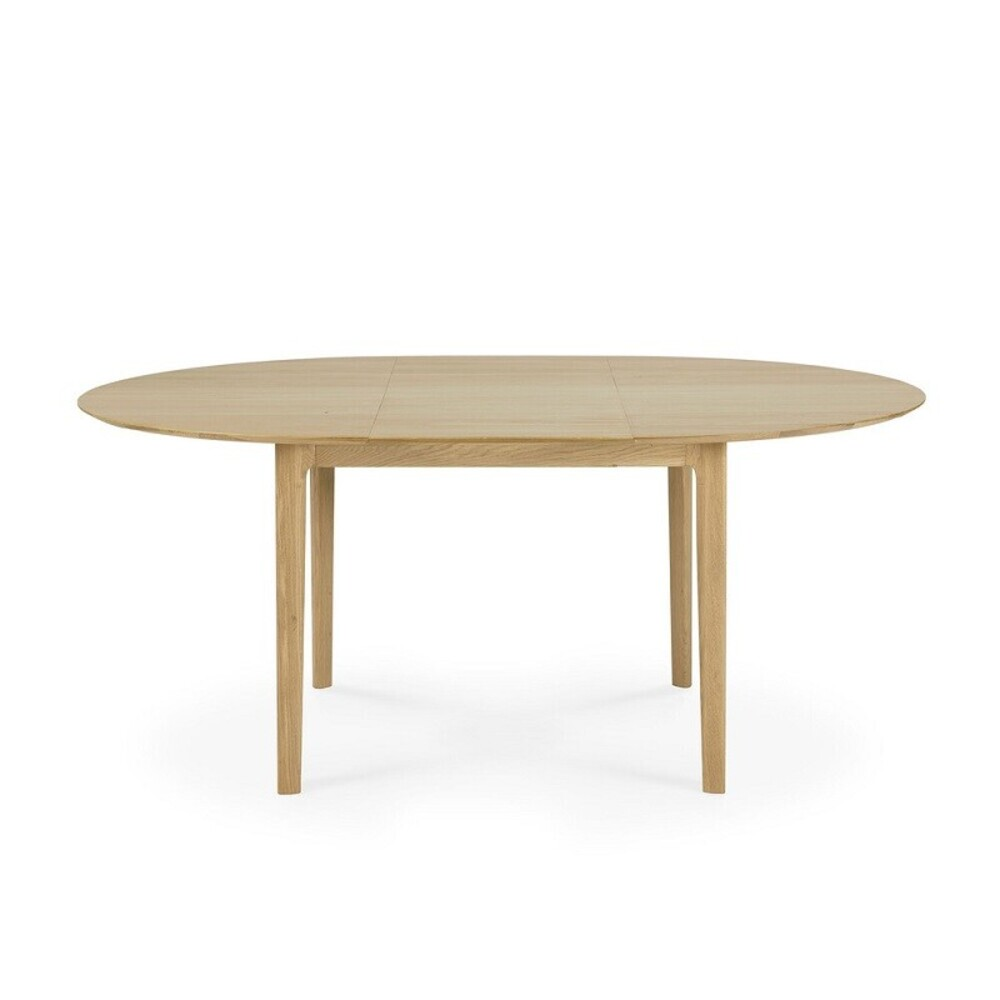 Tafel Bok - rond - uitschuifbaar 129/179 - eiken