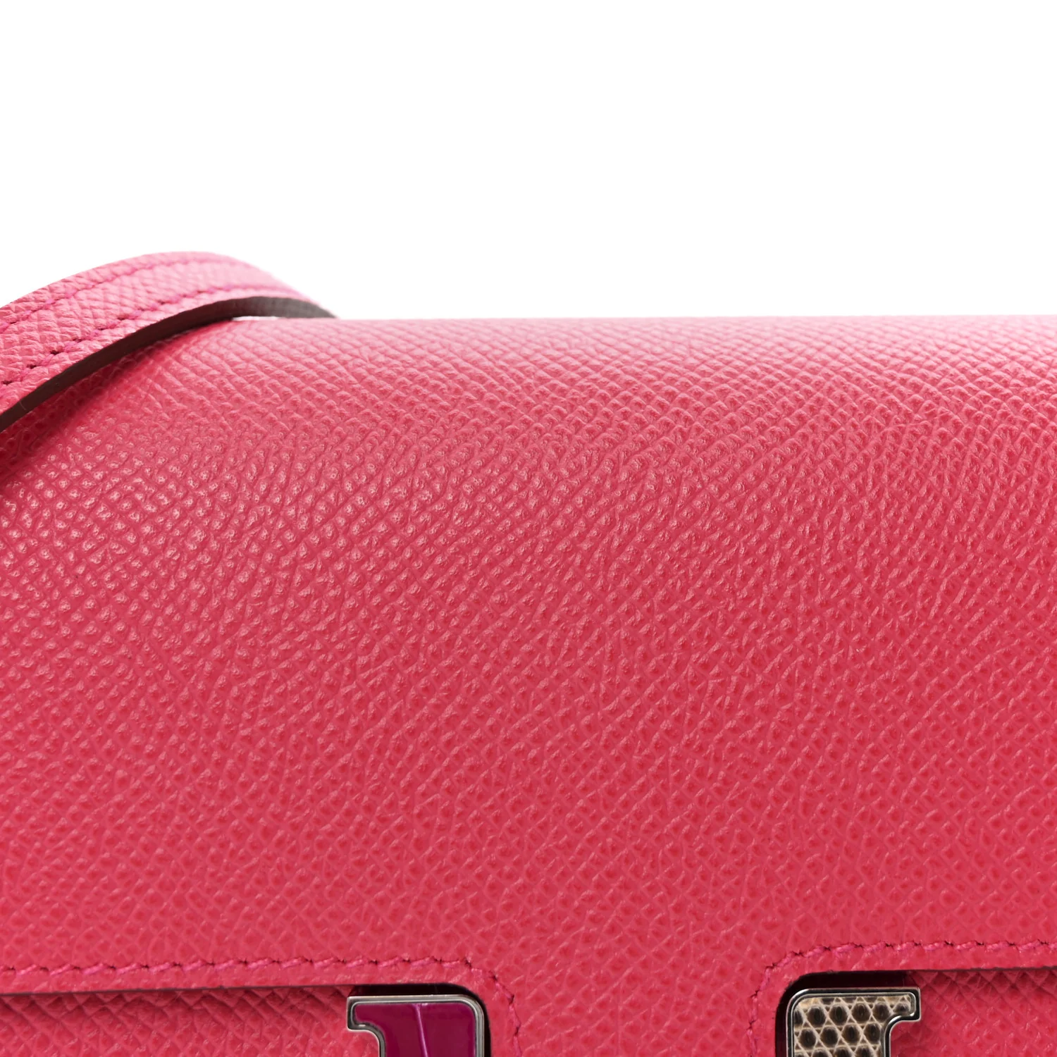 Epsom Alligator Lizard Constance Wallet To Go Rose Extreme - Top Club