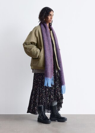 & Other Stories LONG BOMBER JACKET