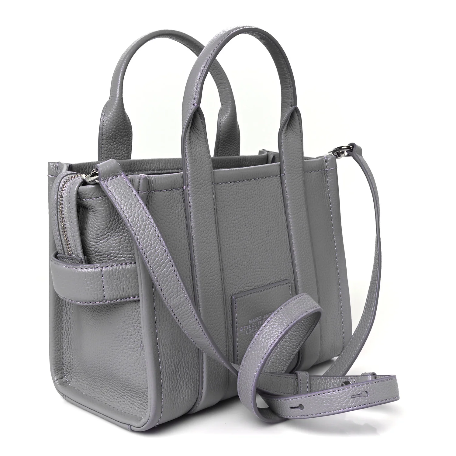 Grained Calfskin Small The Tote Bag Lavender - Top Club