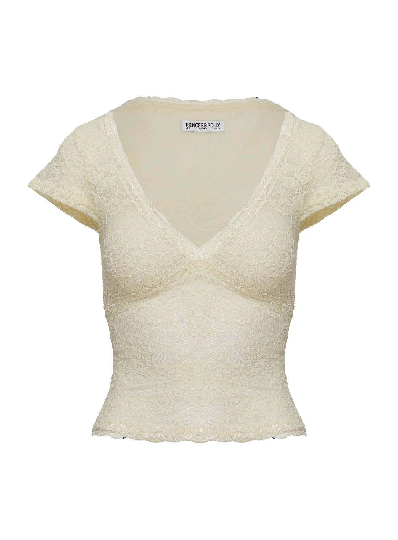 Most Ardently Lace Top Cream