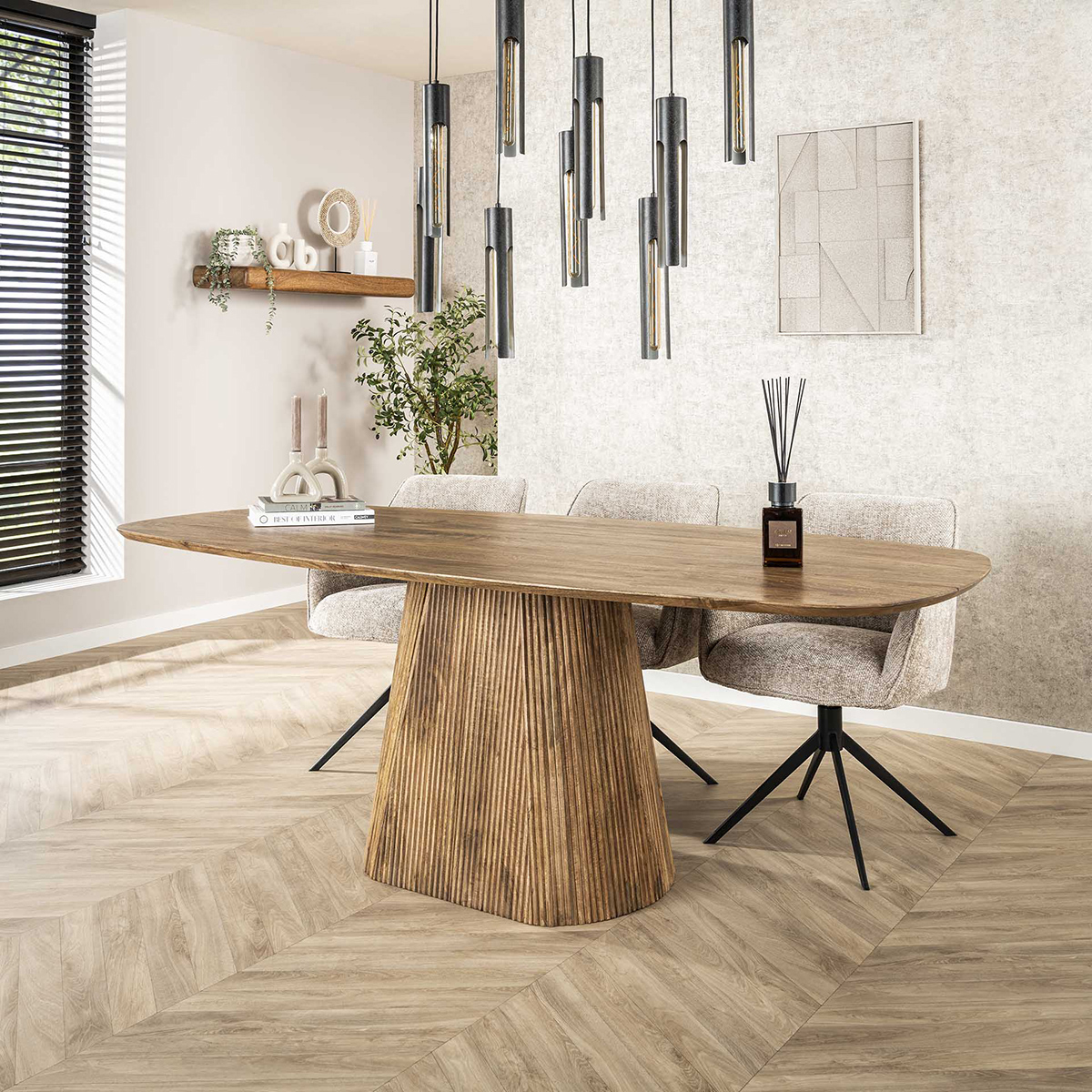 Eettafel Lambda Centro 215x105 cm