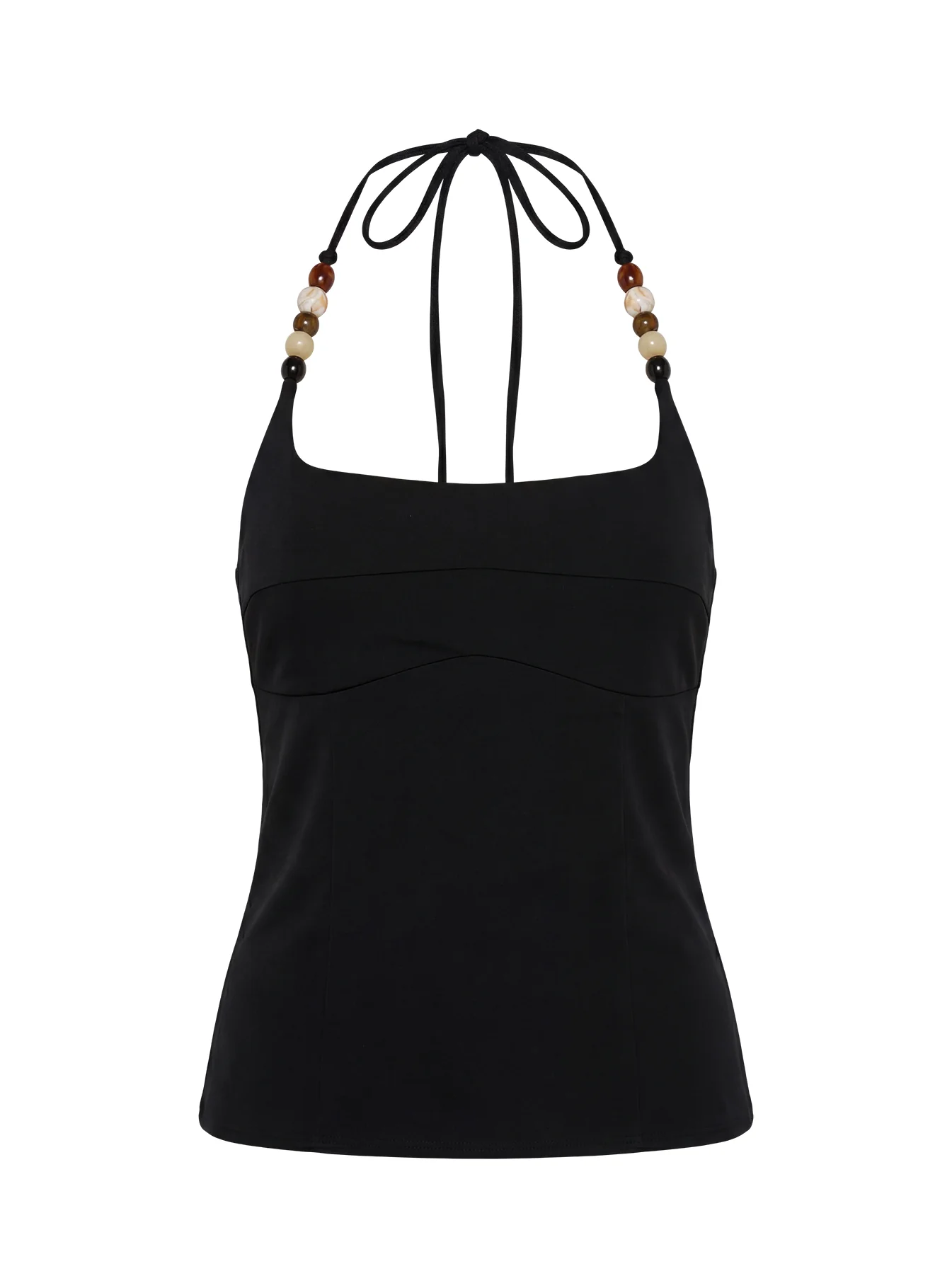 Cherise Bead Detail Top Black
