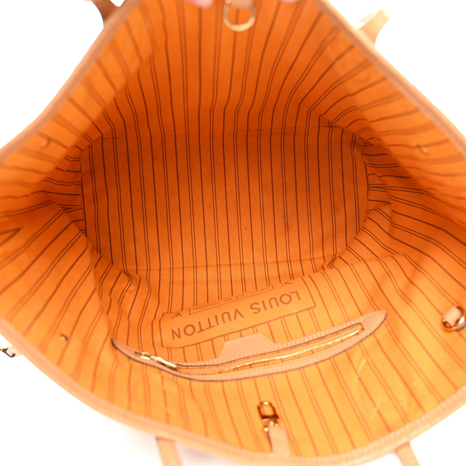 Damier Azur Braided Neverfull MM Orange - Top Club