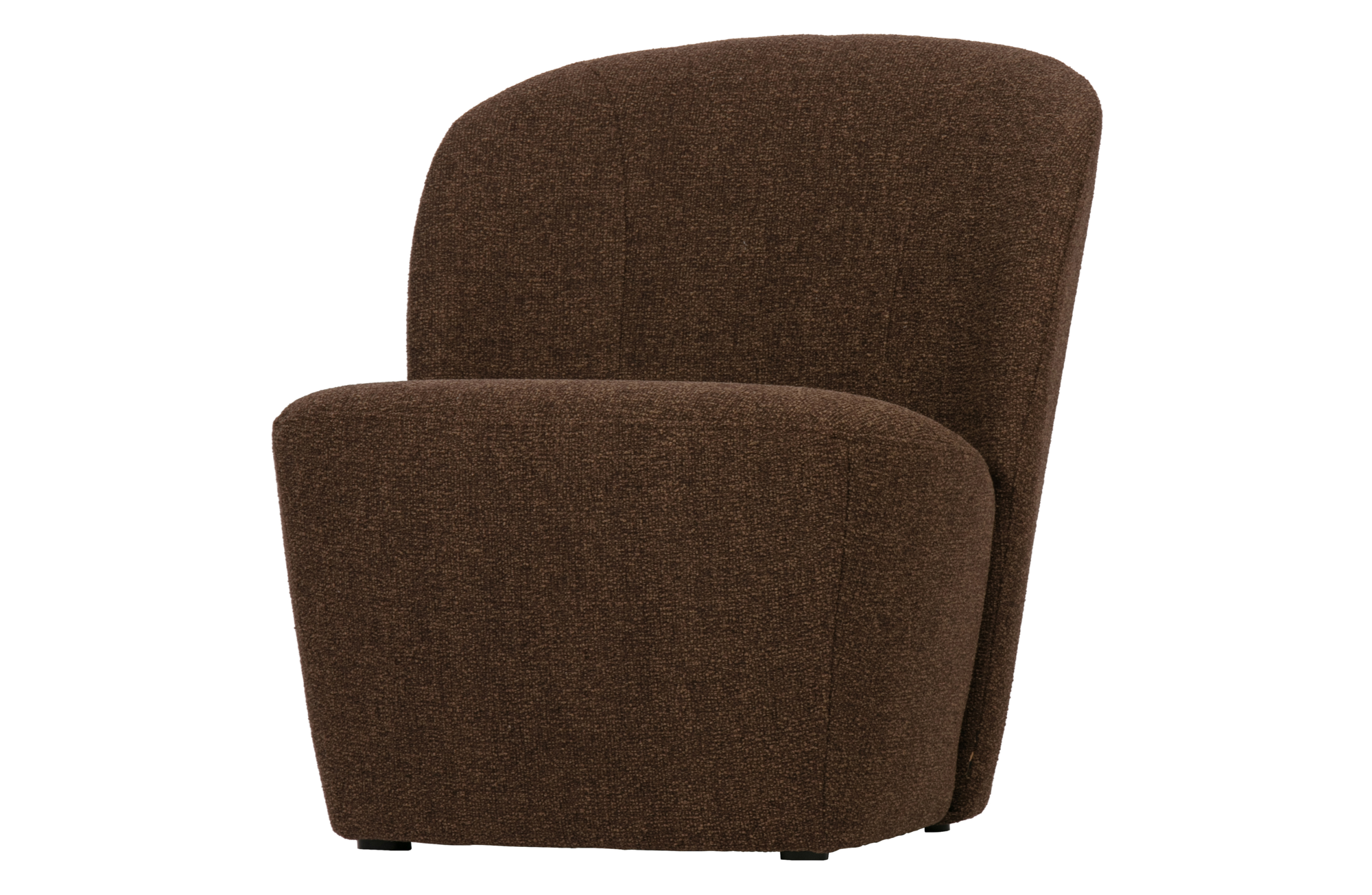Fauteuil Lofty gemêleerd - Bruin