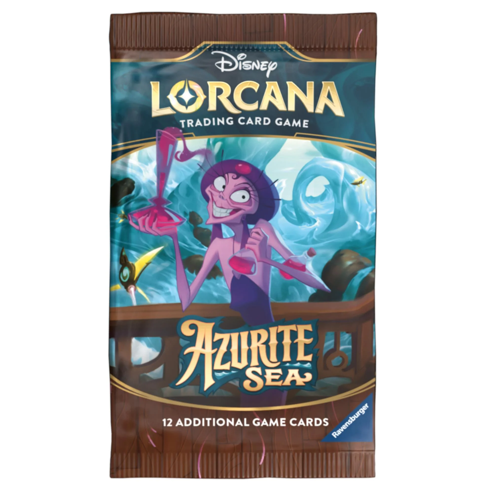 Disney Lorcana Trading Card Game - Azurite Sea Booster Pack Disney Lorcana Trading Card Game - Azurite Sea Booster Pack