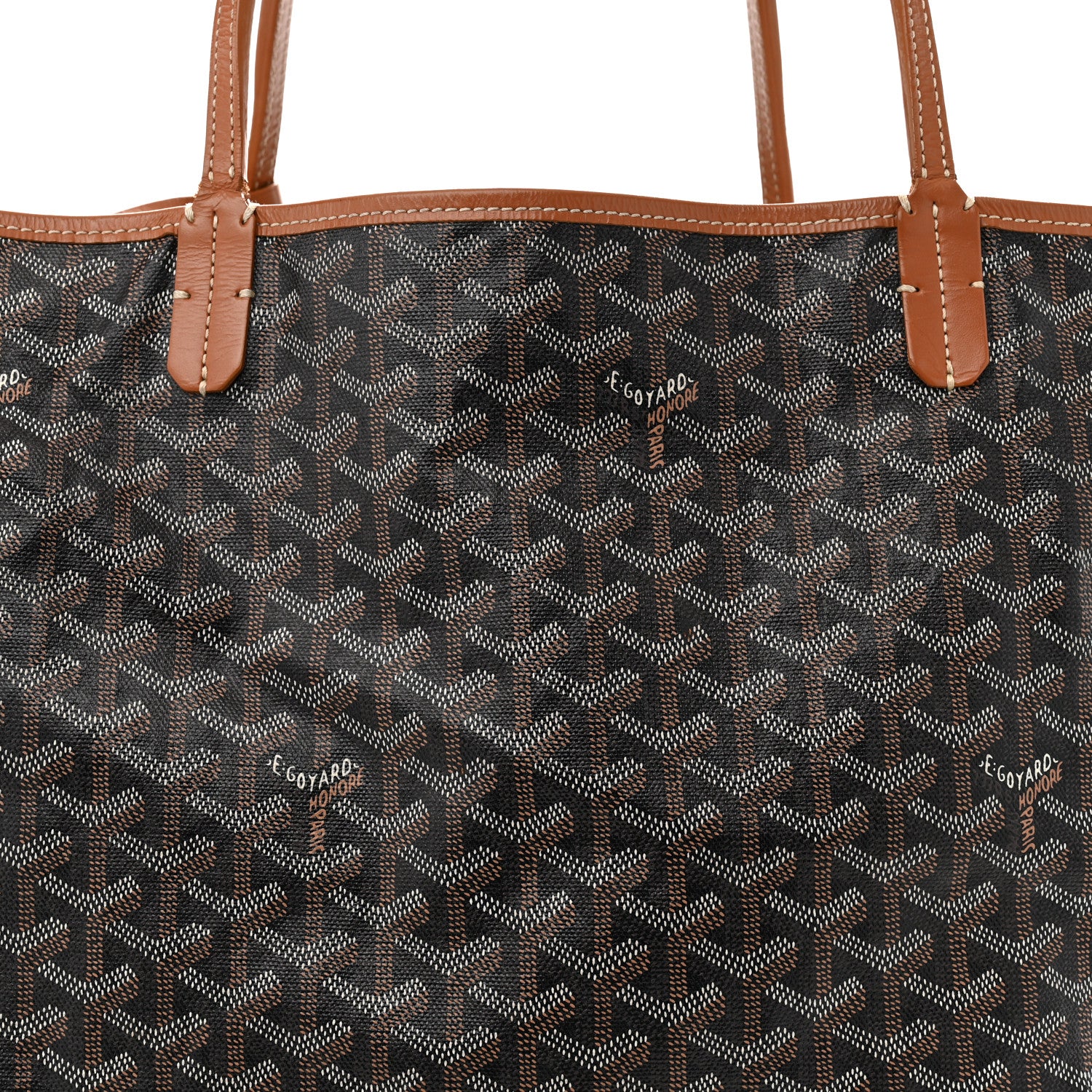 Goyardine Saint Louis GM Black Gold - Top Club