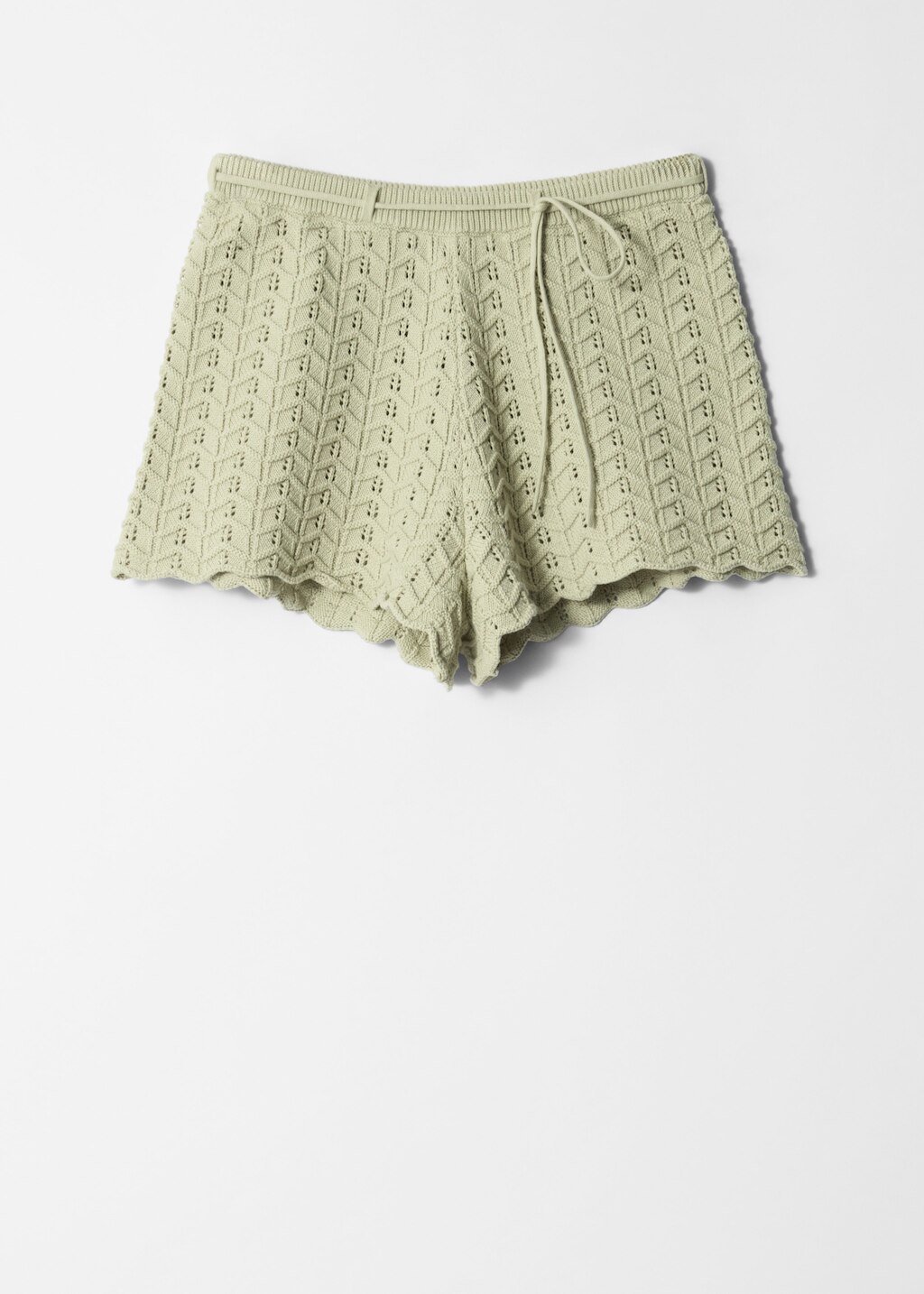 & Other Stories POINTELLE-KNIT SHORTS
