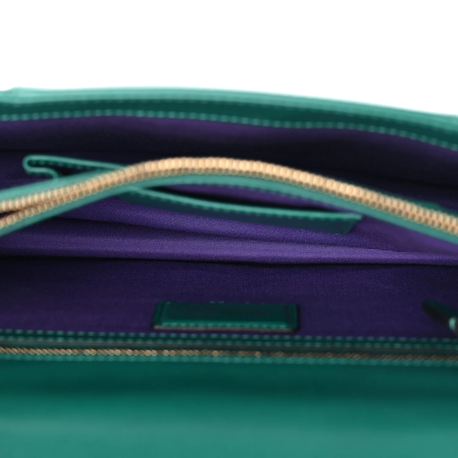 Calfskin Serpenti Forever Snake Strap Crossbody Bag Emerald Green - Top Club