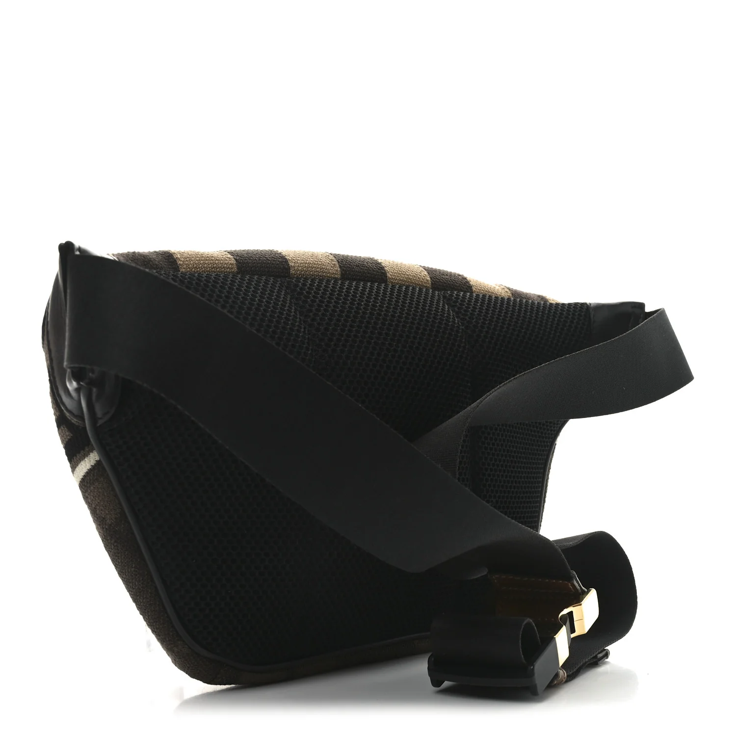 Vitello Century Maglia Pattern Mix Belt Bag Havana - Top Club