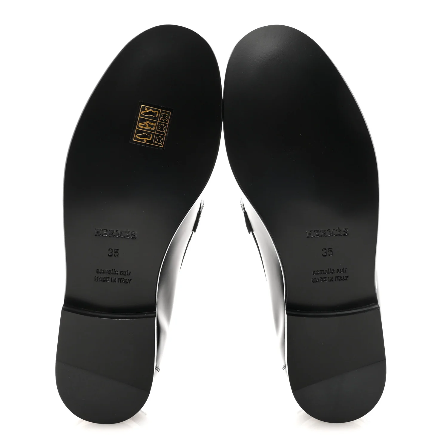 Glazed Calfskin Medor Studded Fringe Womens Destin Loafer 35 Black - Top Club