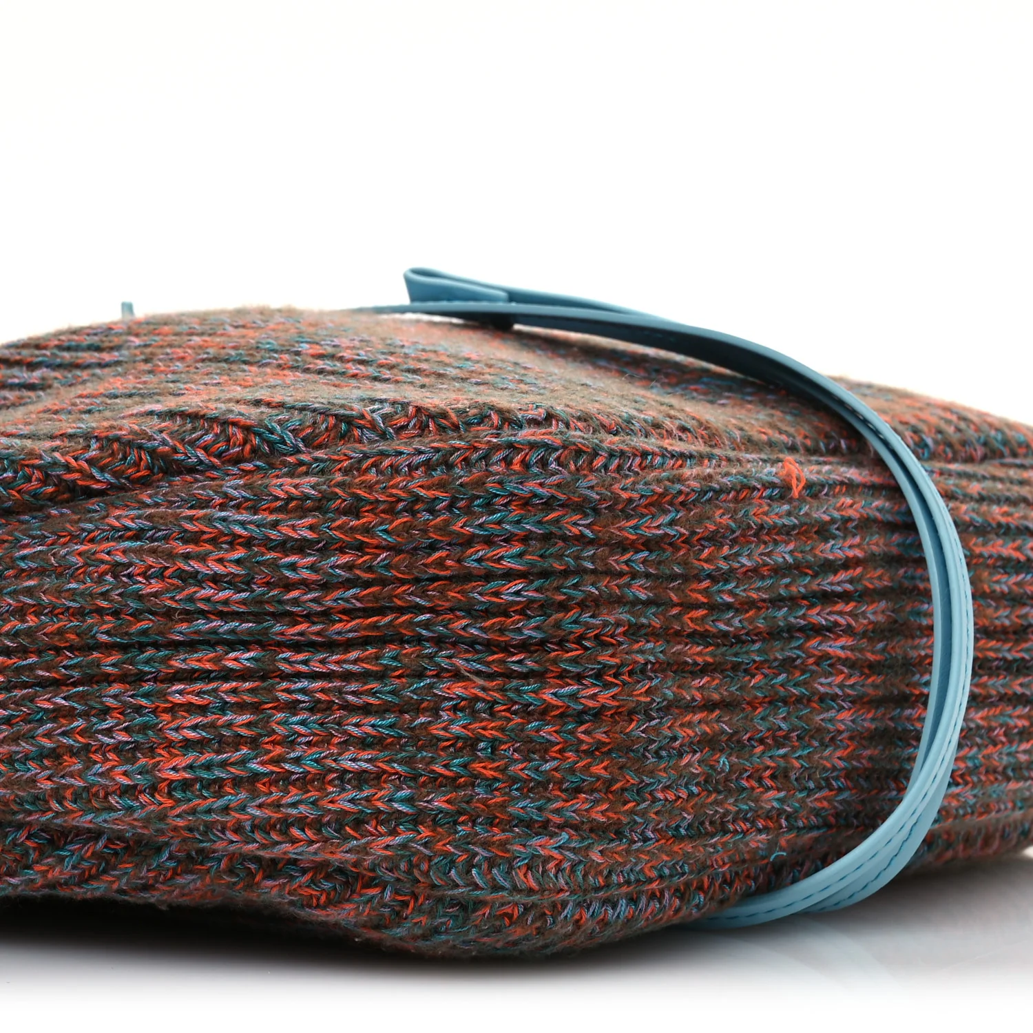 Knit Calfskin Hobo Bag Multicolor - Top Club