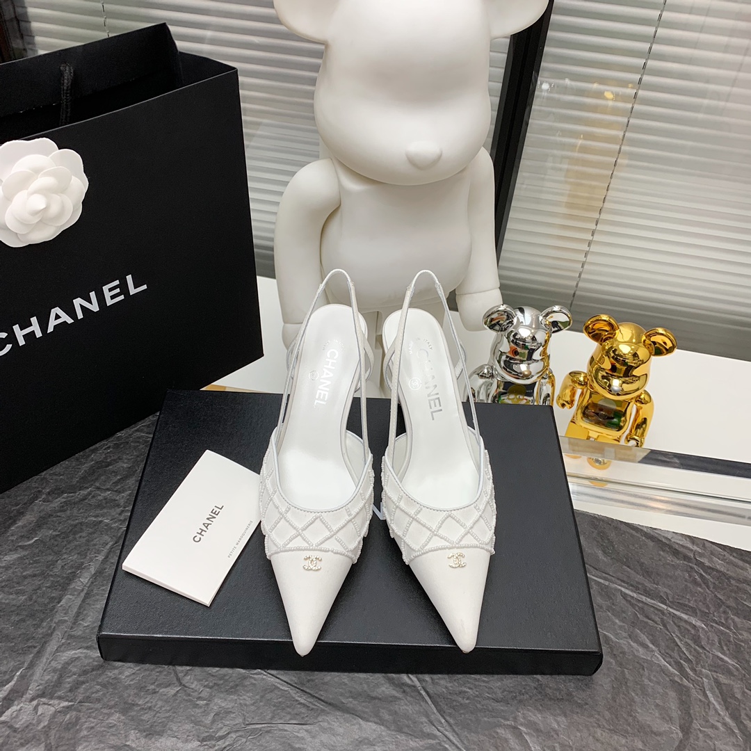 CHANEL SLINGBACK 10 6.5CM - Sneaker Replica Workshop