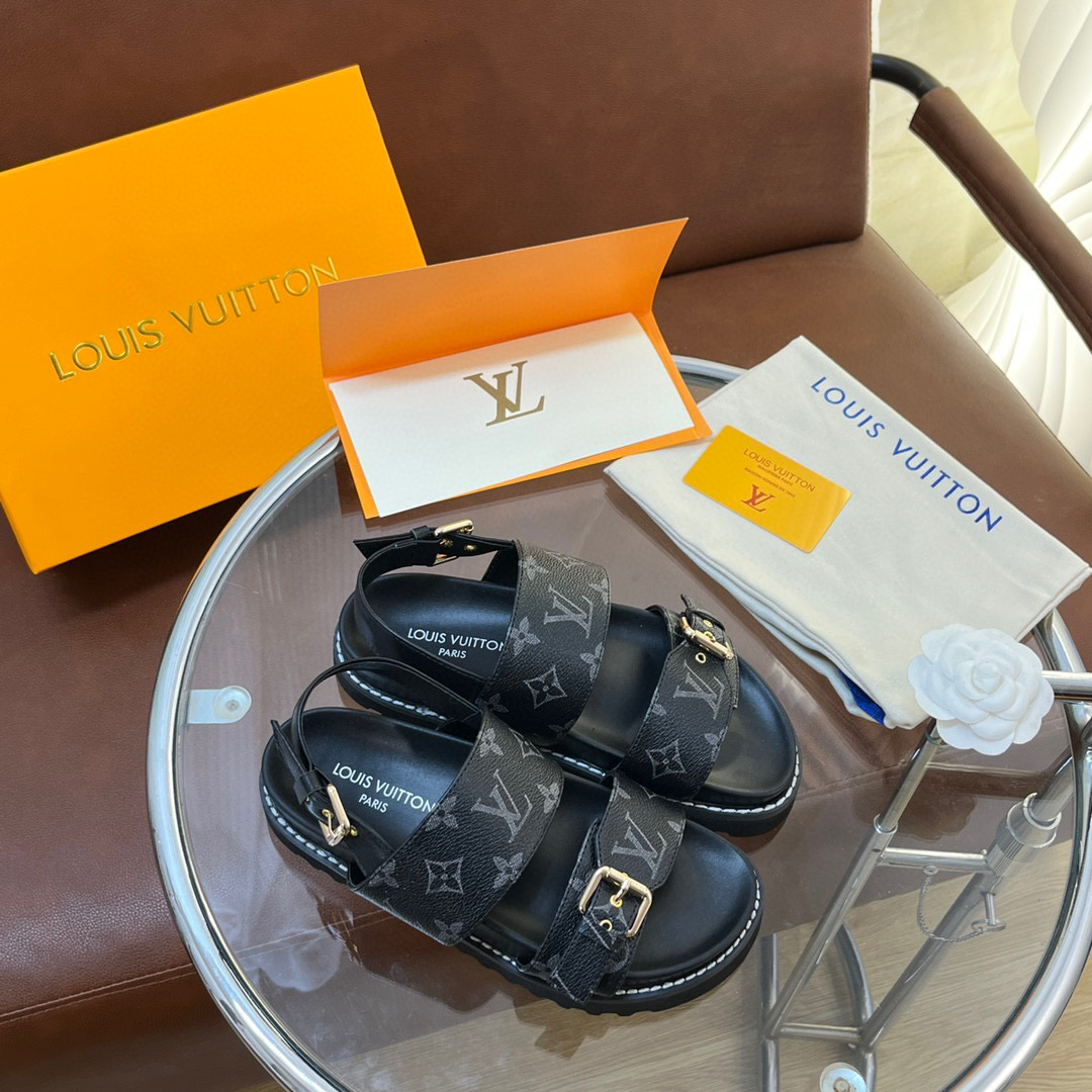 Louis Vuitton LV Sunset Beach Sandals Slide(Replica) - Sneaker Replica Workshop