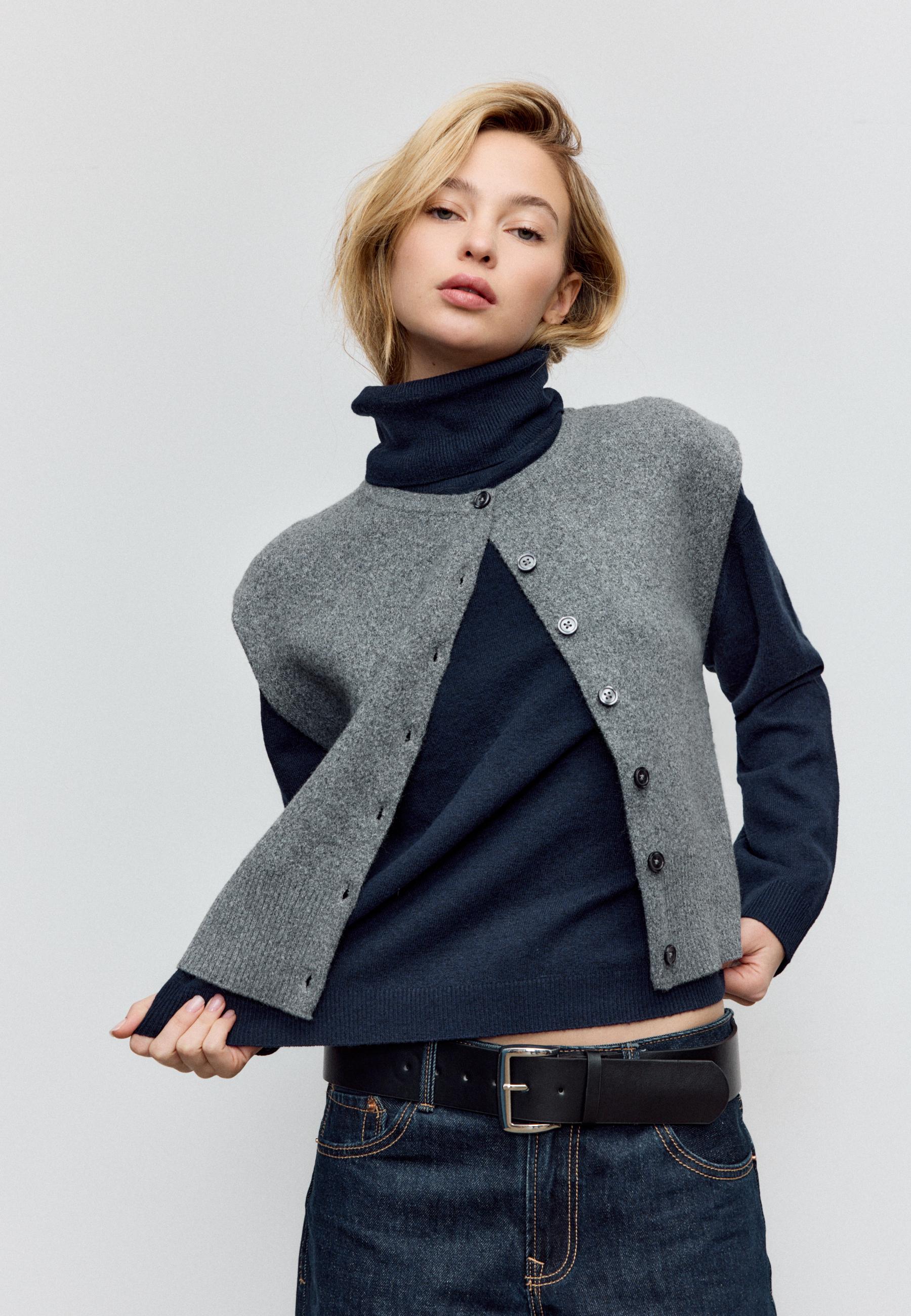 SEMI-WIDE FAUX SUEDE BELT