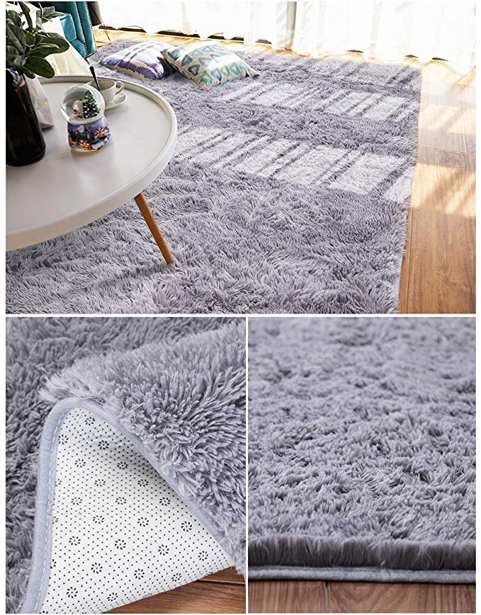 Anti slip Soft Baby Children Play Mat Gym Floor Mat Large Carpet Shaggy Living Room Area Rug