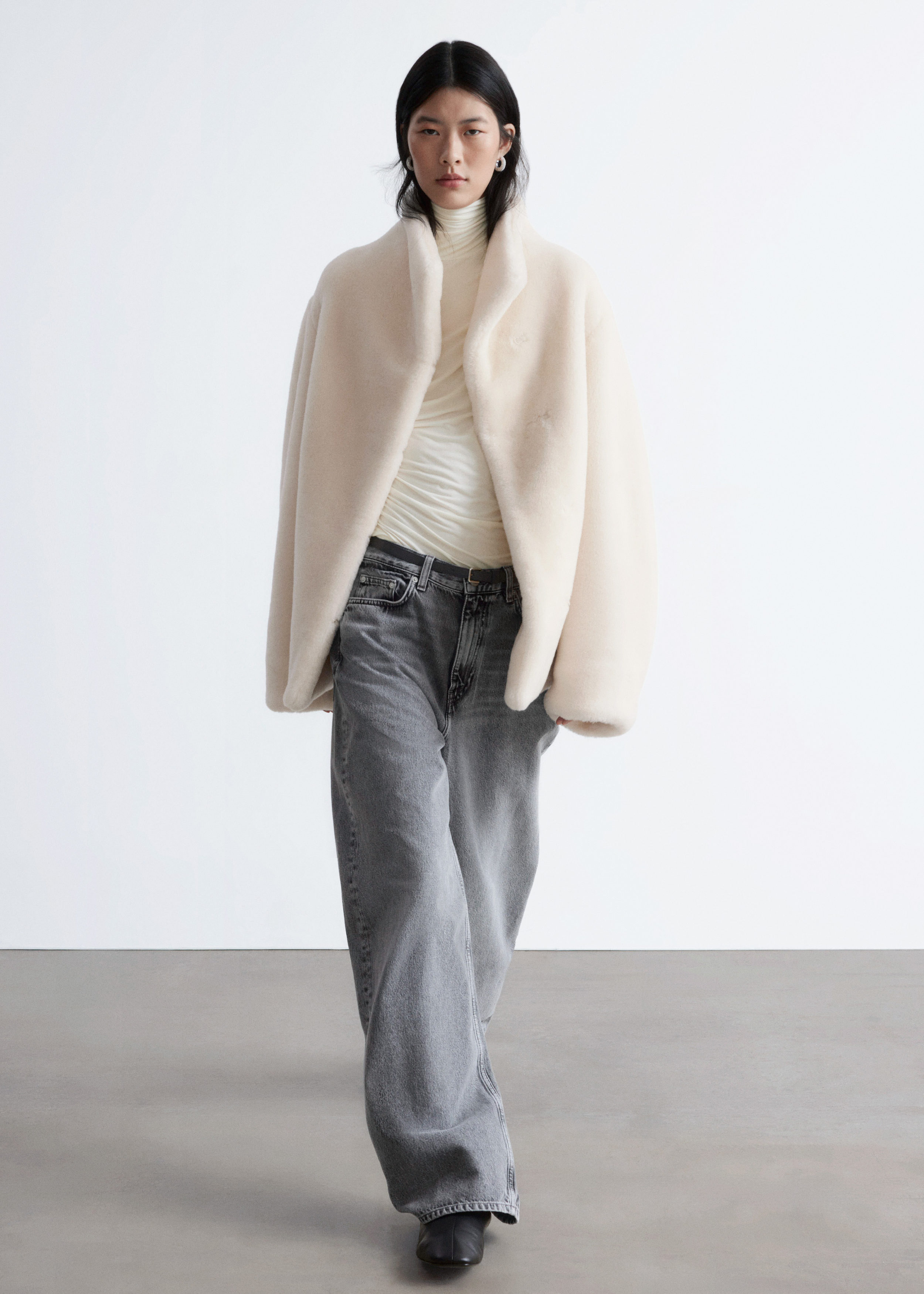 & Other Stories FAUX FUR JACKET