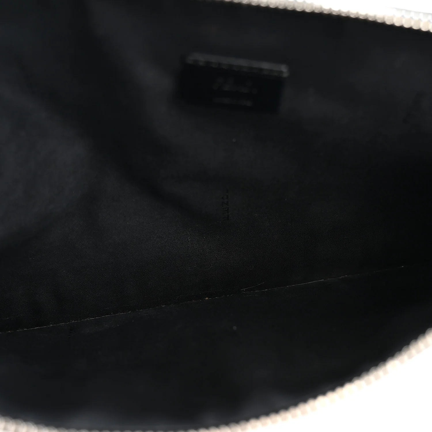 Vitello Grace FF 1974 Embossed Slim Clutch Black - Top Club