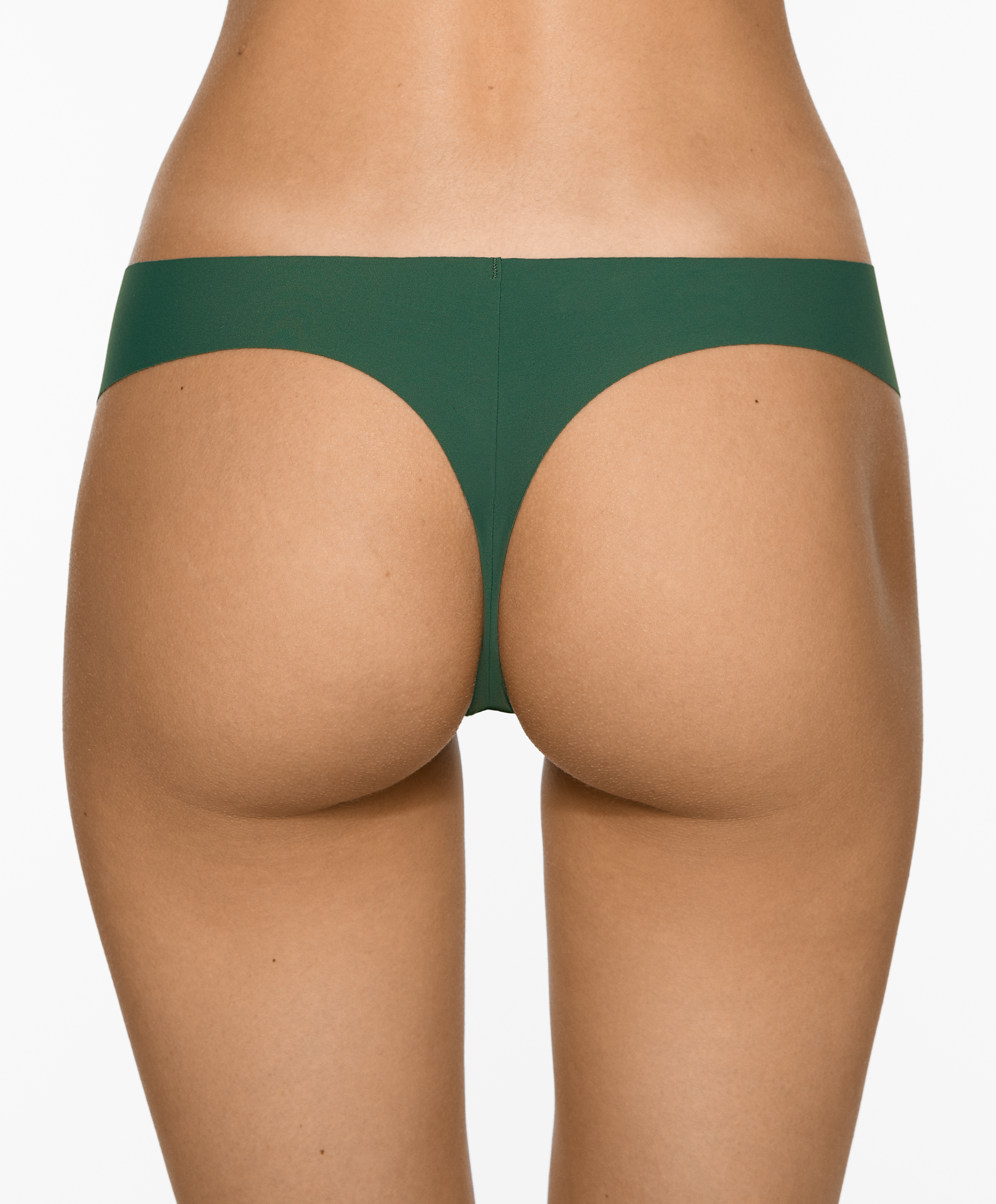 OYSHO 5 laser-cut polyamide blend thongs