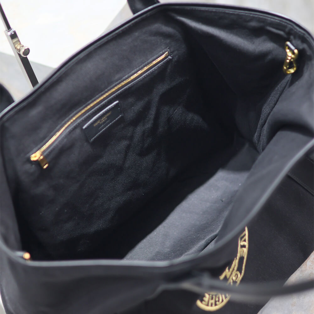 YSL rive gauche tote bag in canvas - Top Club