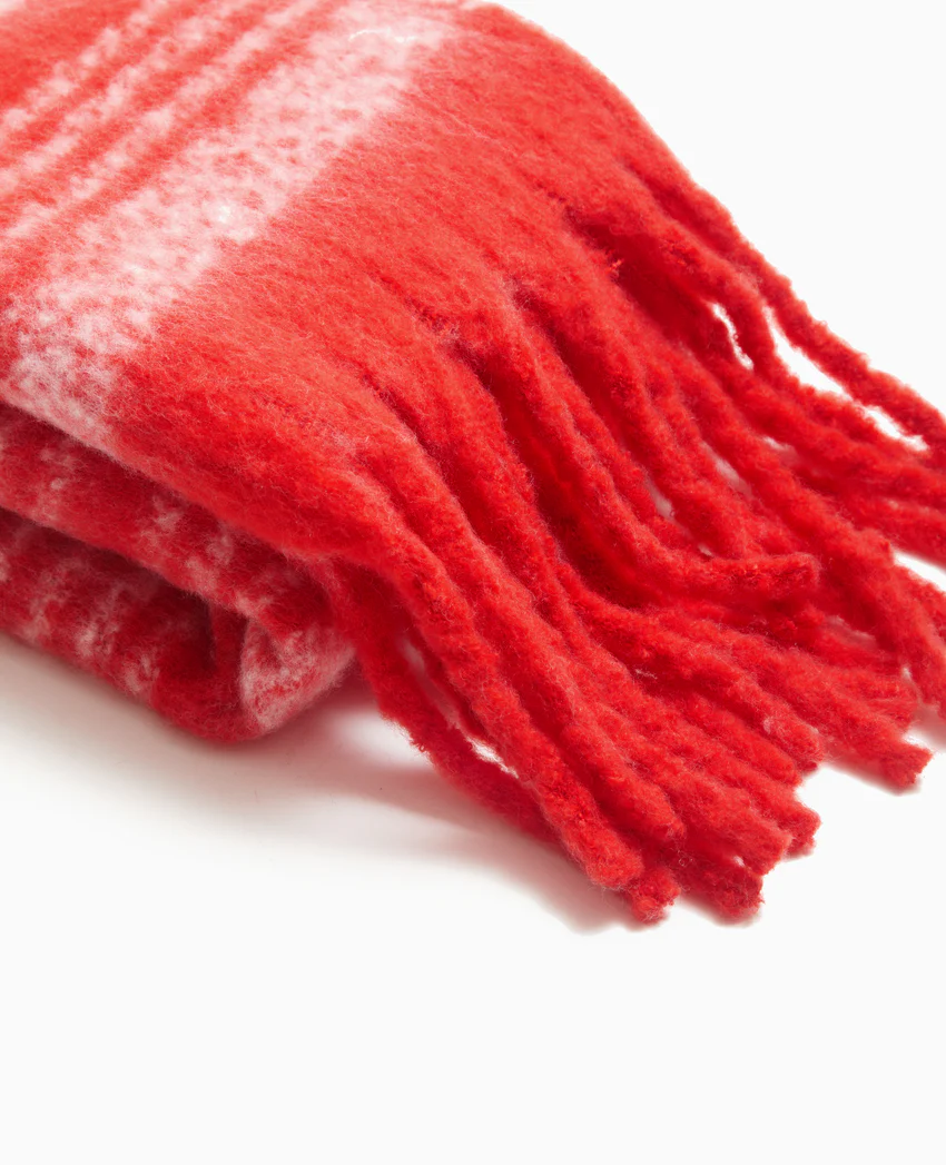 Pimkie Echarpe en maille extra douce avec franges