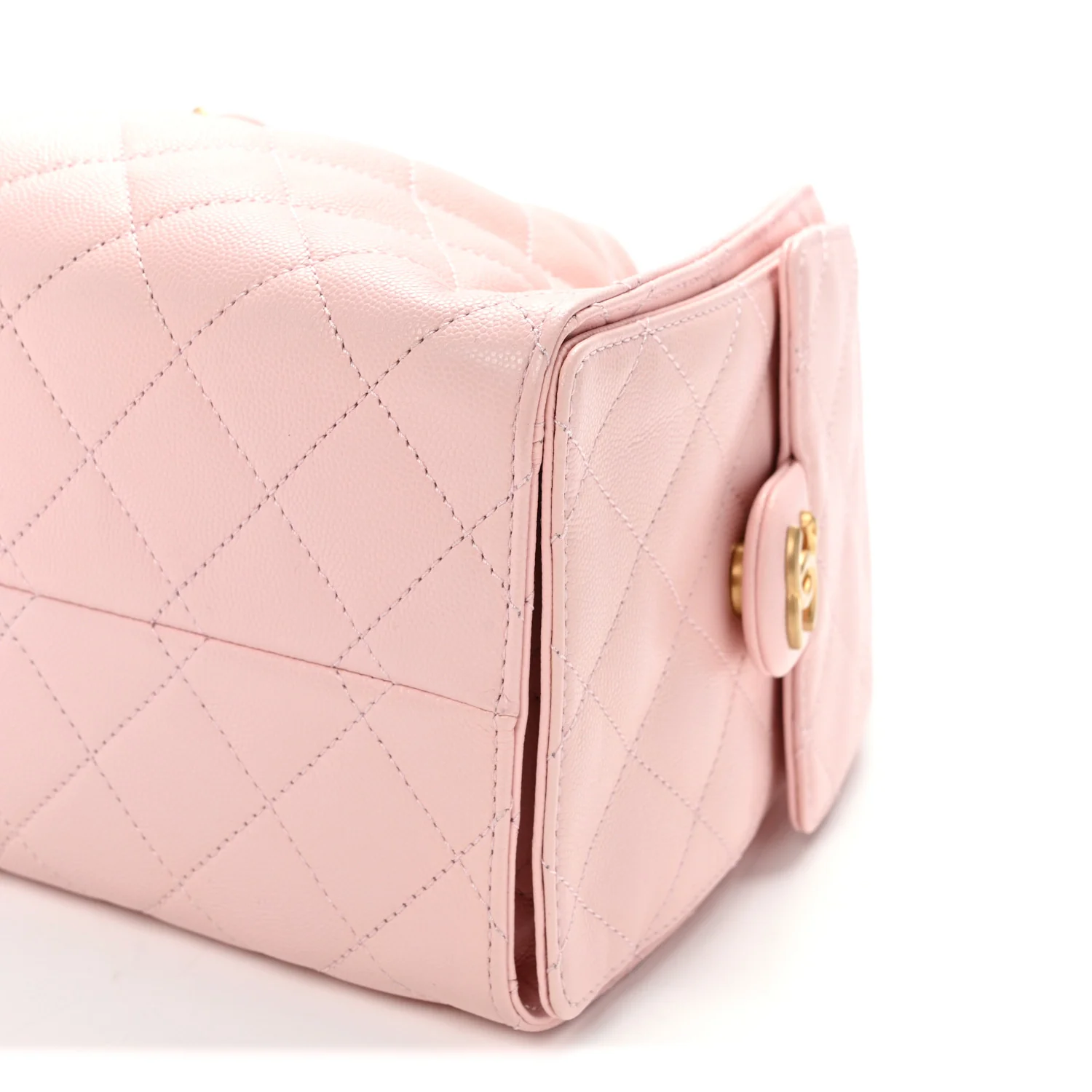 Caviar Quilted Small Chanel 25 Handbag Light Pink - Top Club