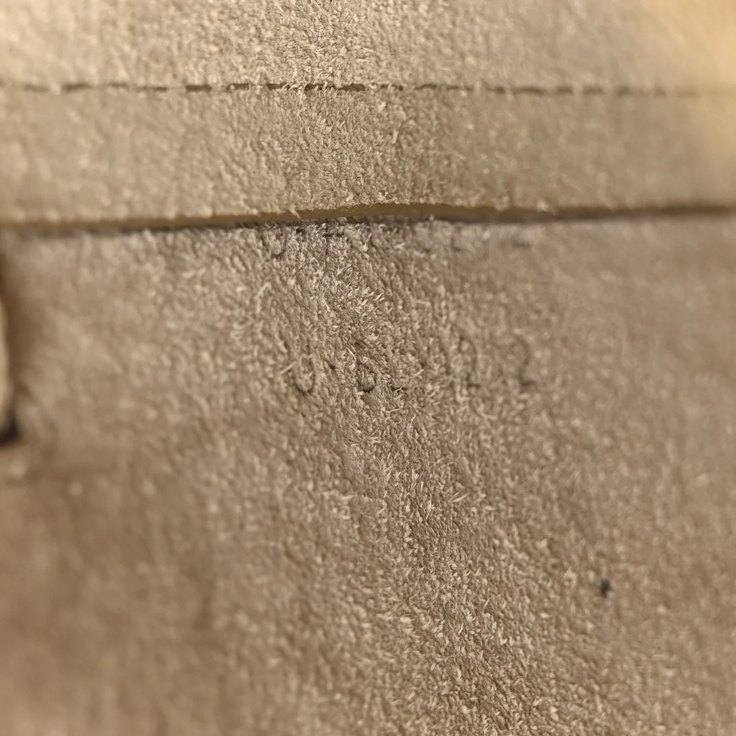 Grained Calfskin Nano Belt Bag Light Taupe - Top Club