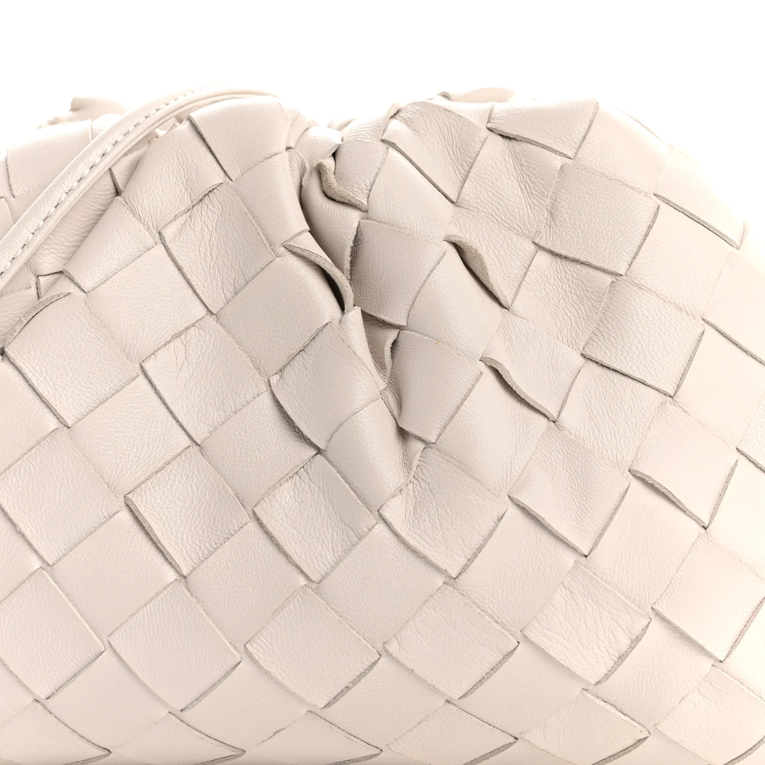 Nappa Intrecciato The Mini Pouch Chalk - Top Club