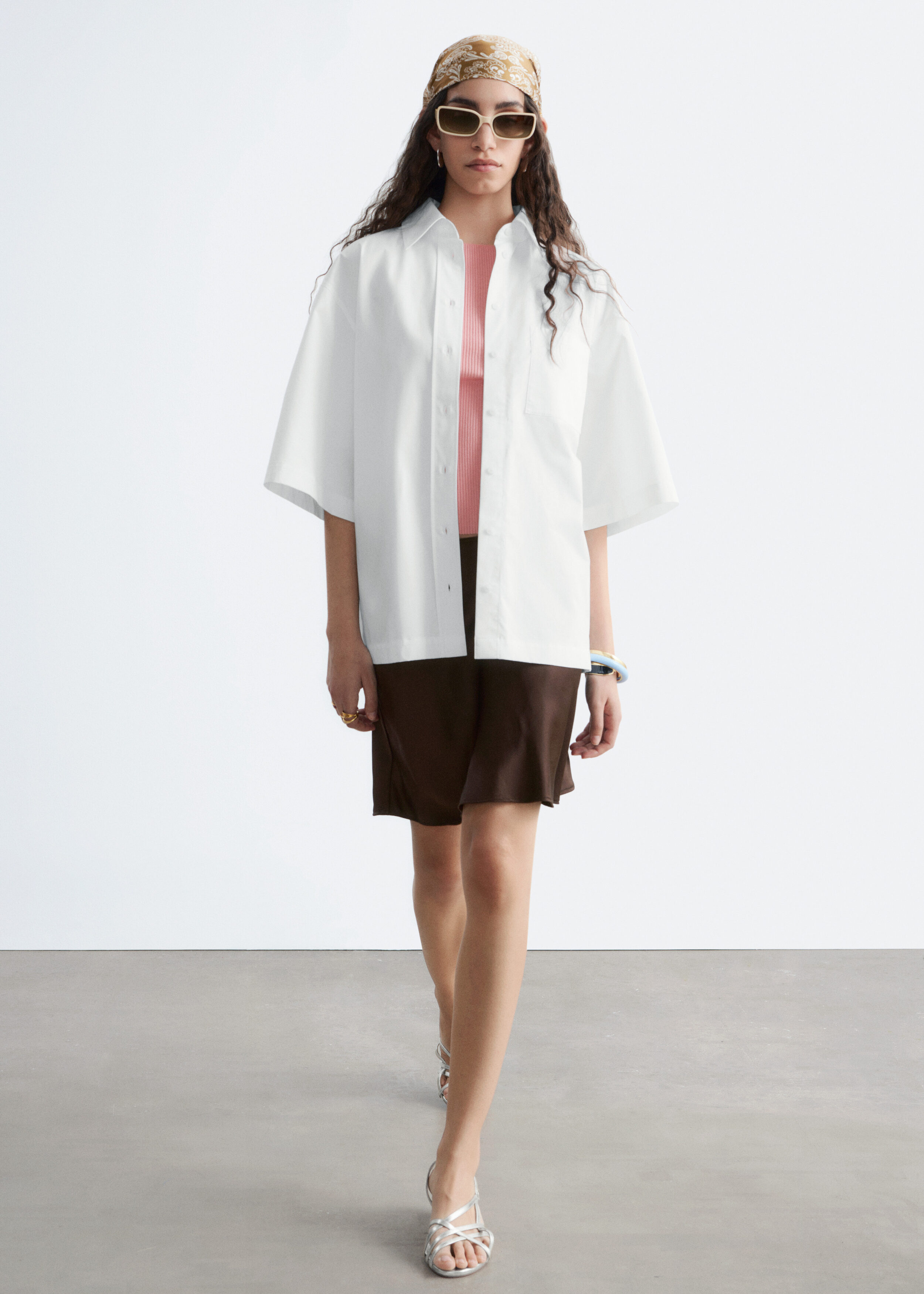 & Other Stories COTTON SHORT-SLEEVE SHIRT