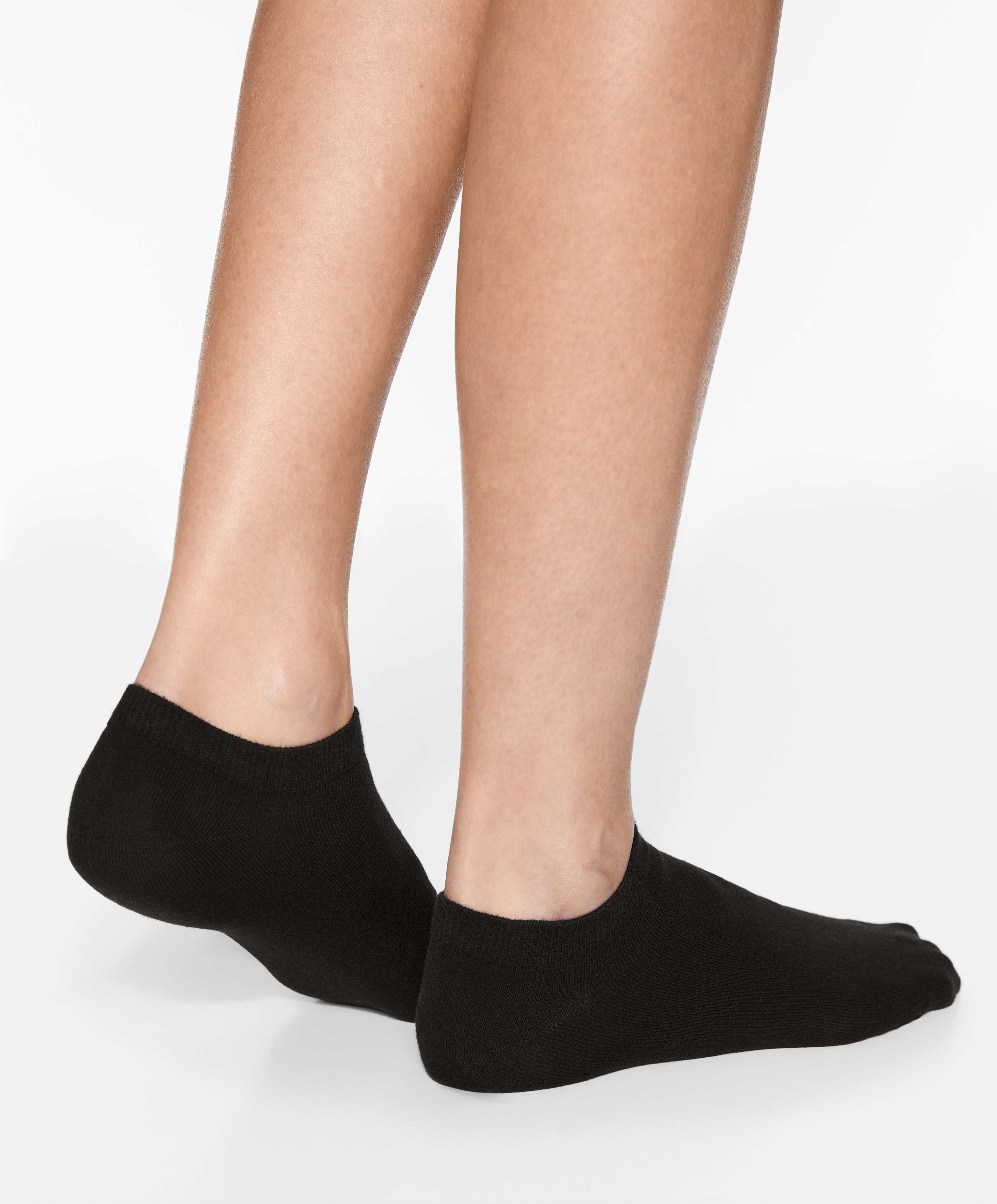 OYSHO 5 pairs of tab cotton blend sports sneaker socks