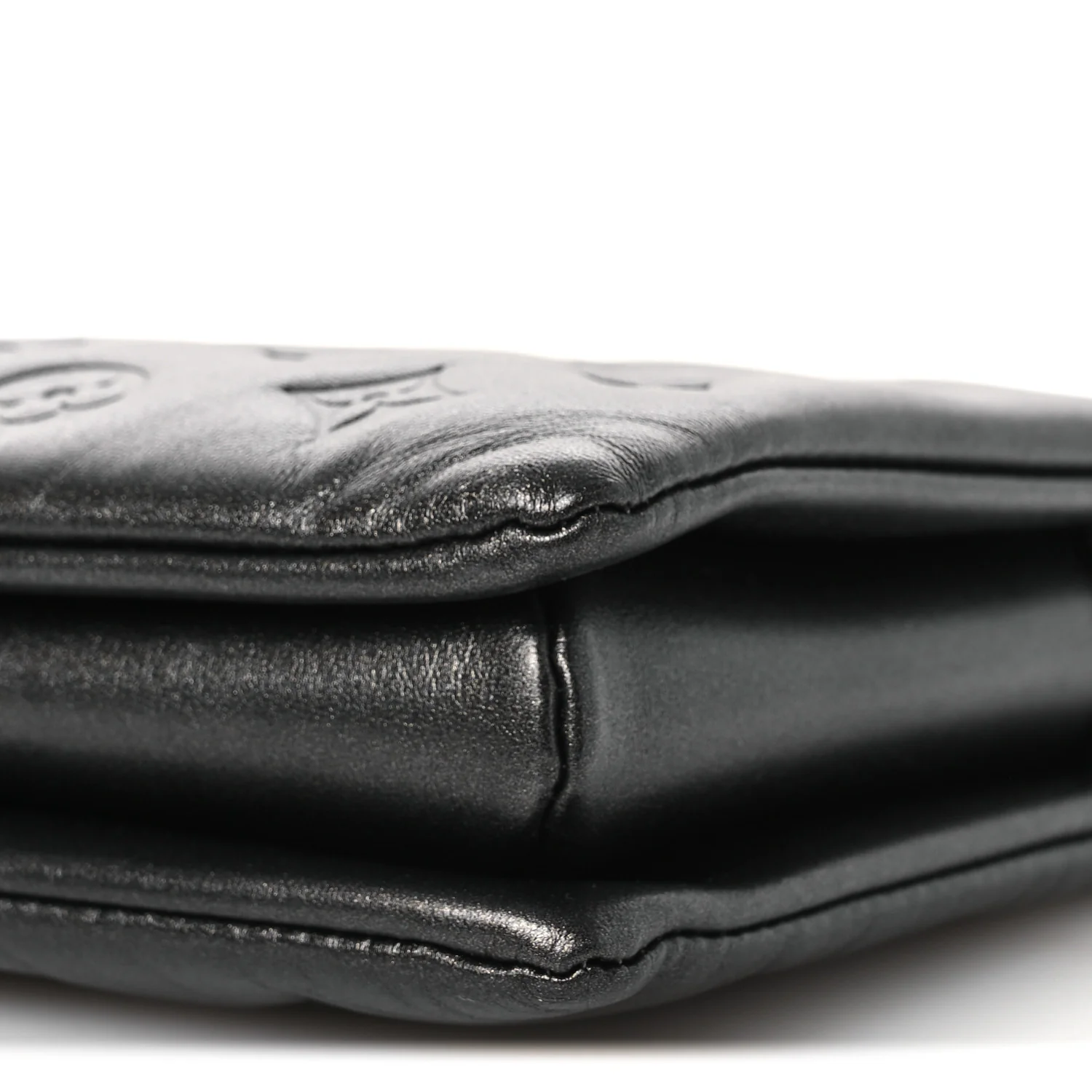 Lambskin Embossed Monogram Coussin PM Anthracite - Top Club
