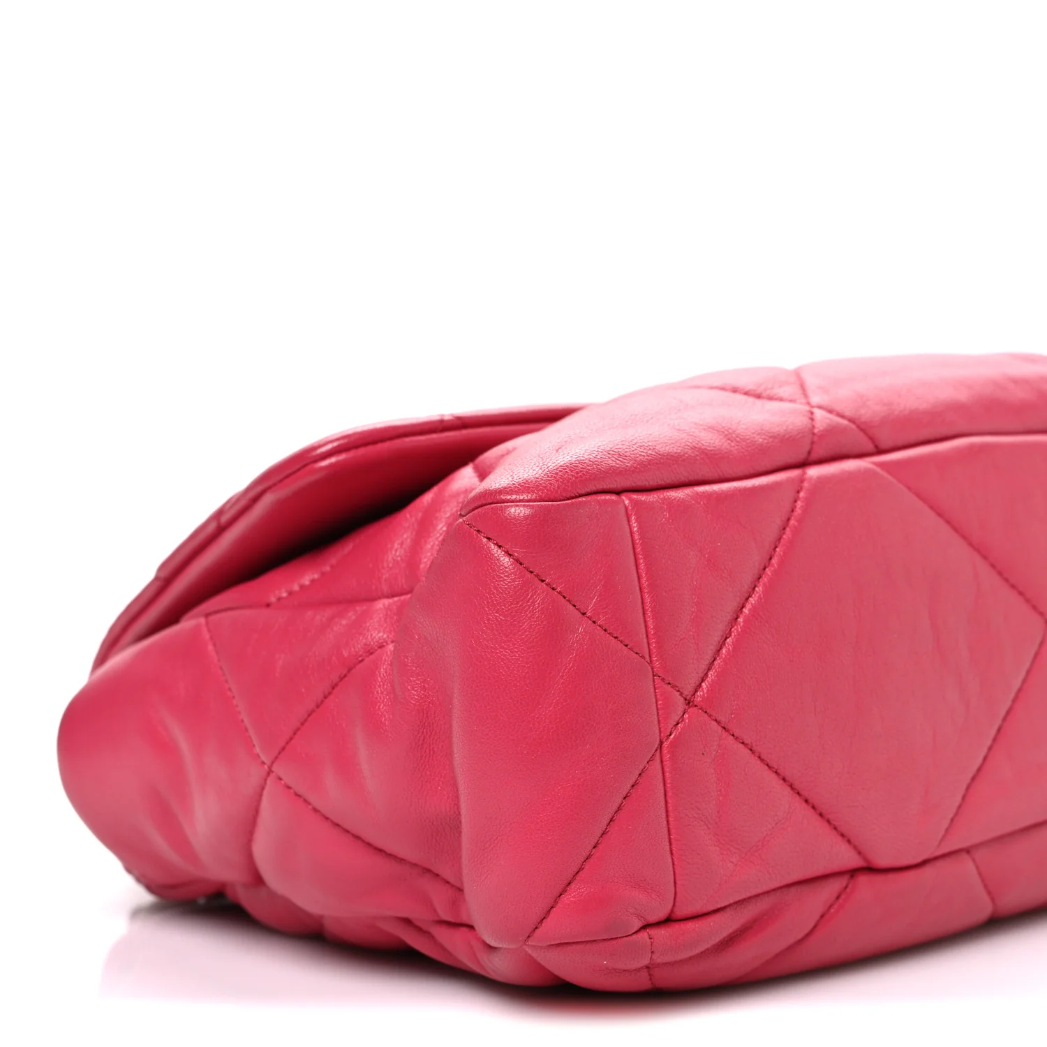 Goatskin Quilted Large Chanel 19 Flap Pink - Top Club
