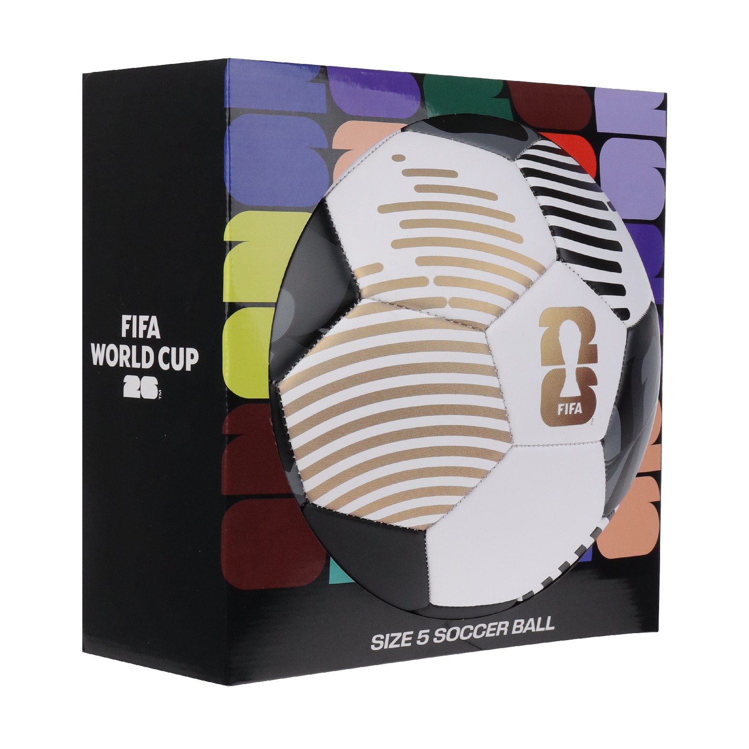 2026 World Cup Metallic Tournament Football