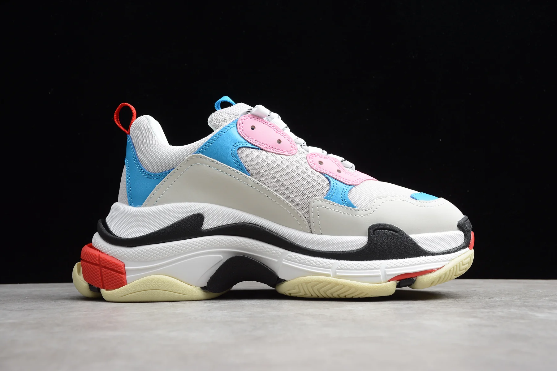 Balenciaga Wmns Triple S – White Blue Pink - Sneaker Replica Workshop