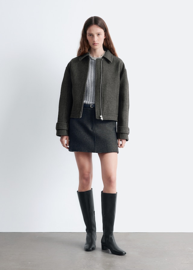 & Other Stories SHORT WOOL JACKET