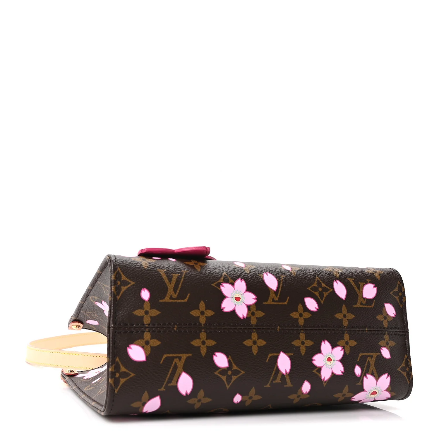 LV X TM Monogram Cherry Blossom Onthego PM Sakura Brown - Top Club