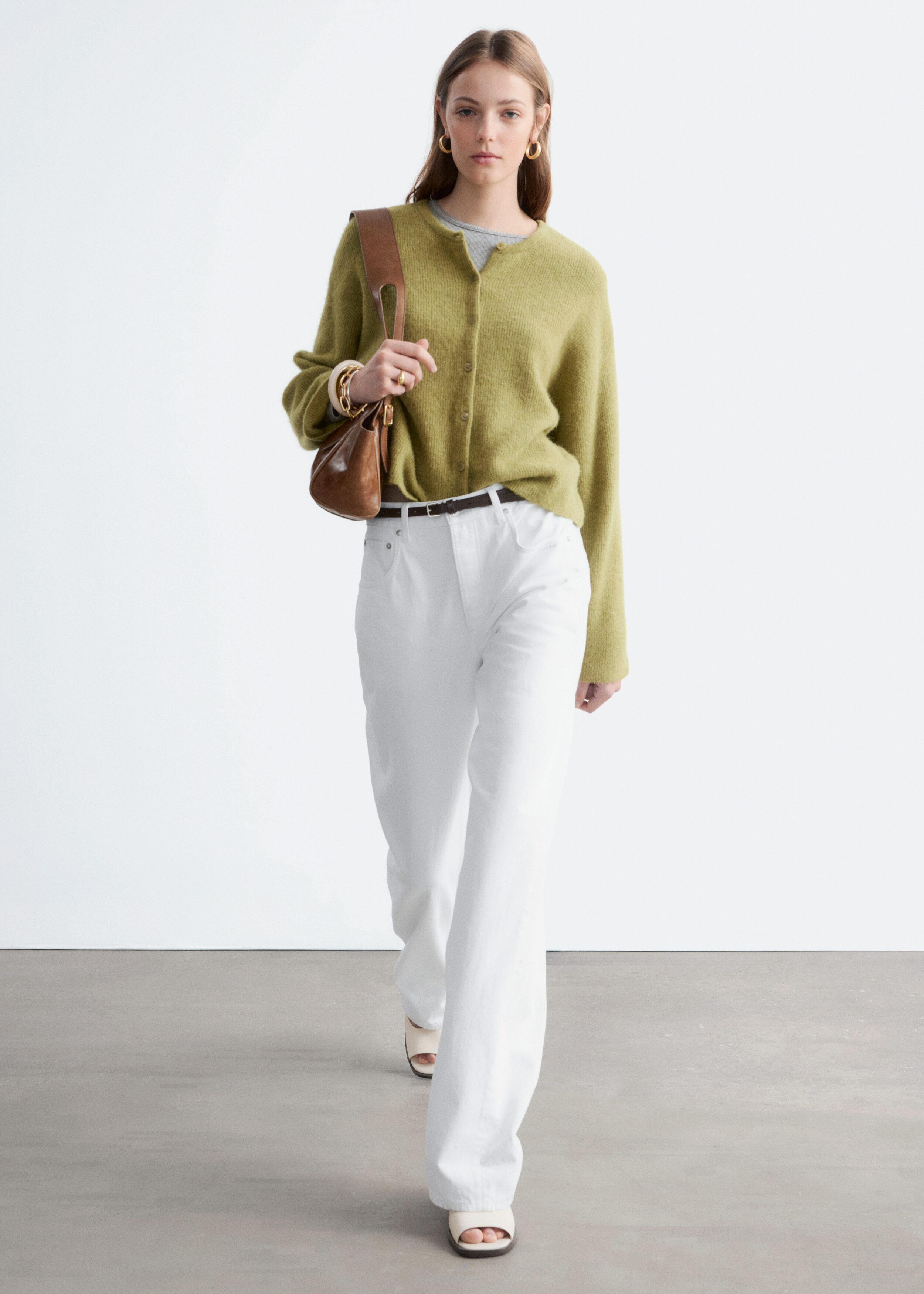 & Other Stories ALPACA-BLEND KNITTED CARDIGAN
