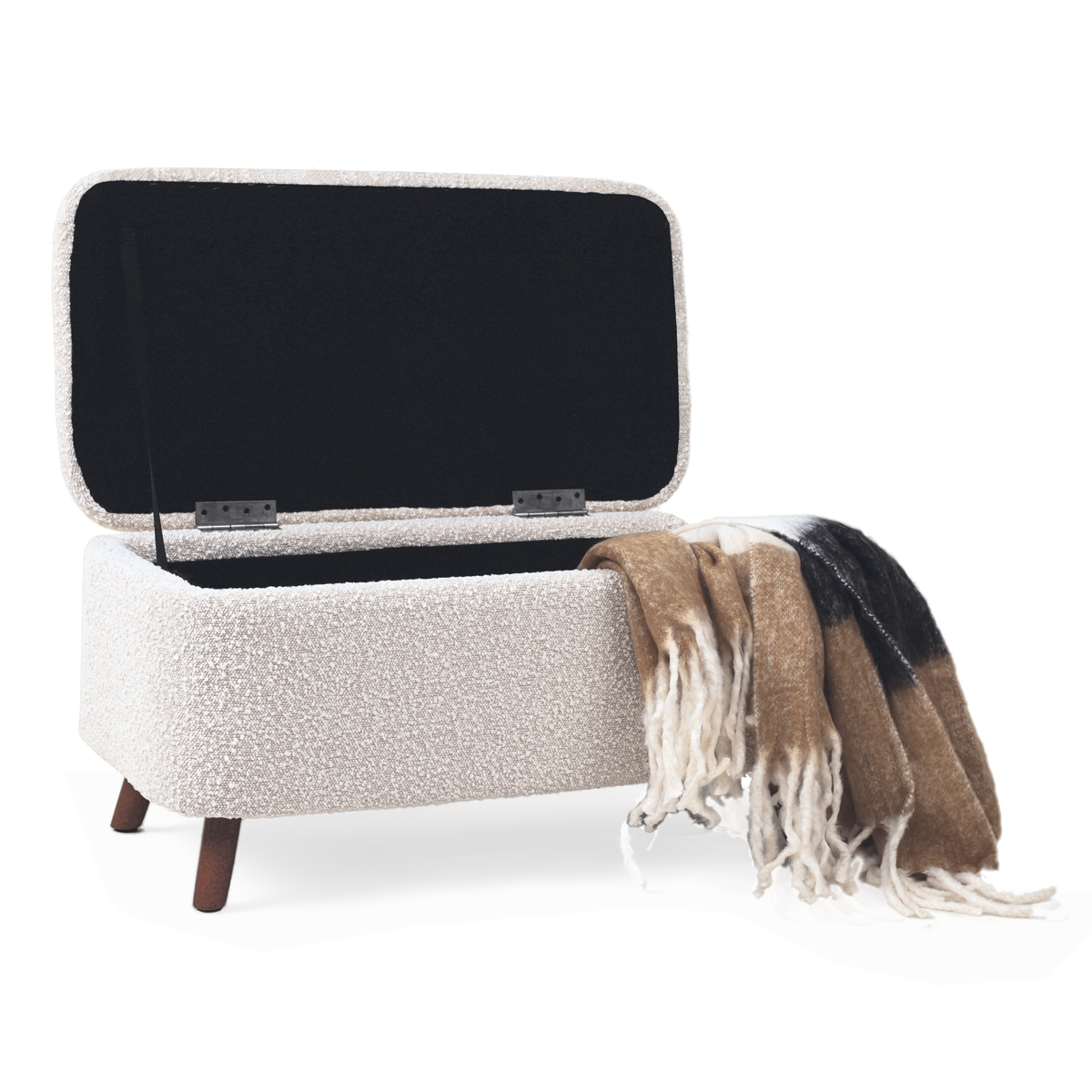 Julia bankje boucle beige