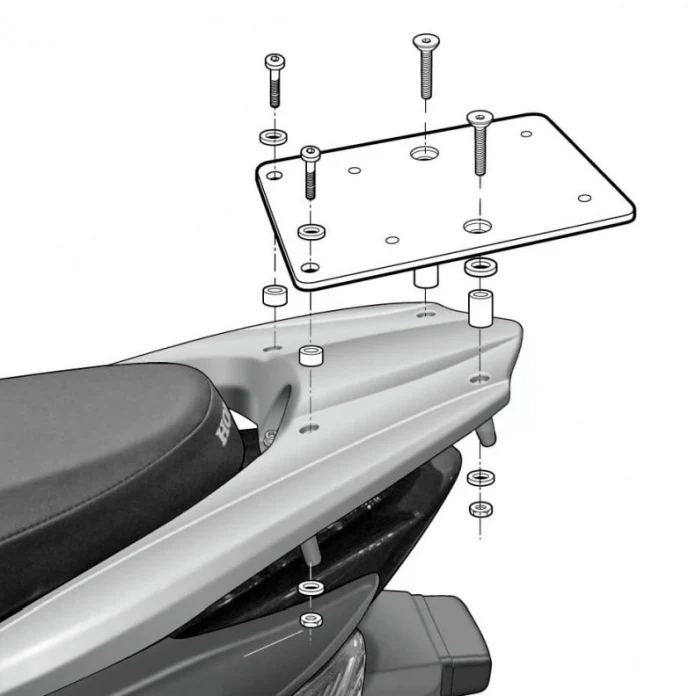 ANCLAJE SHAD H0VS12ST - HONDA VISION 110-125/ NSC50-110-125