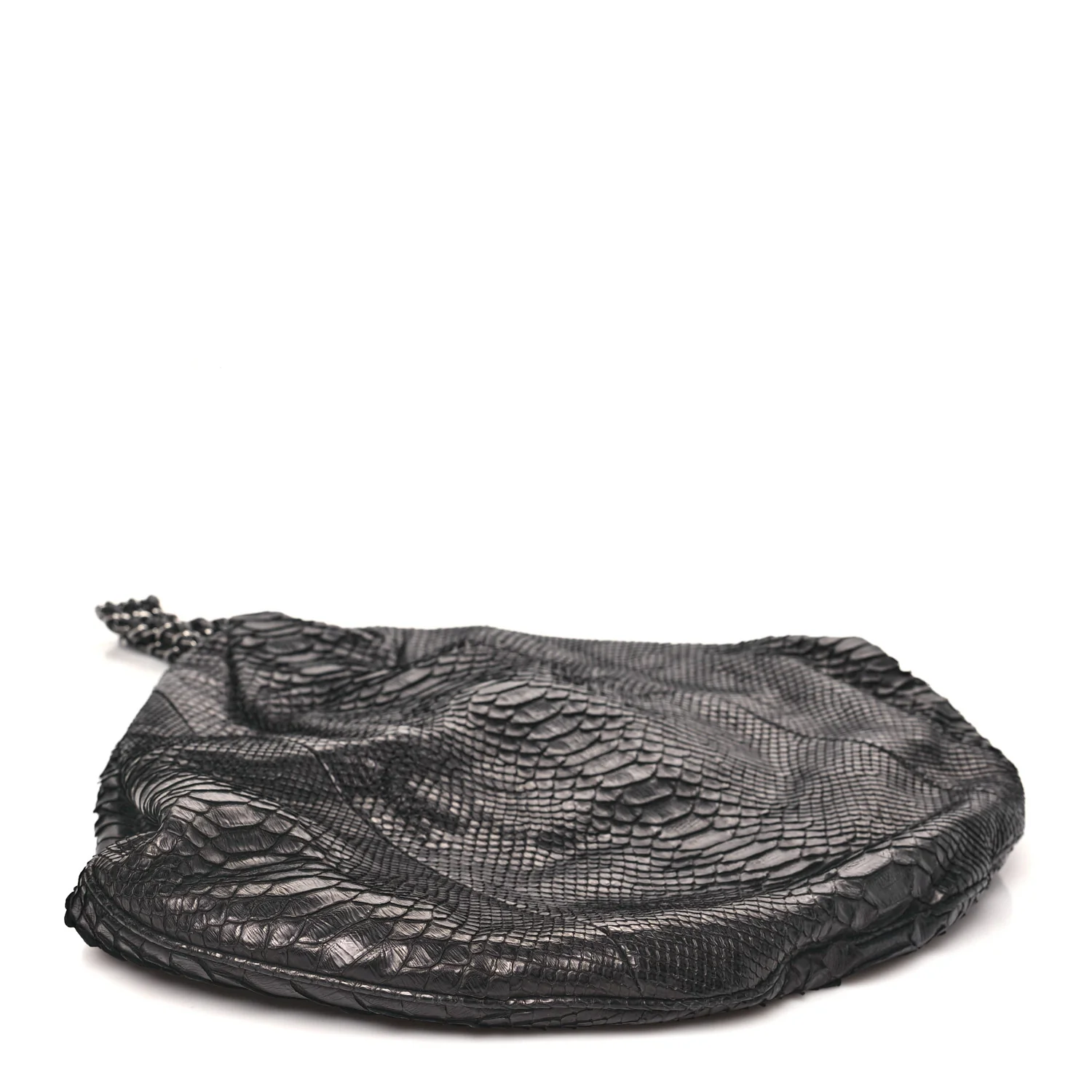 Snakeskin Rock and Chain Hobo Black - Top Club