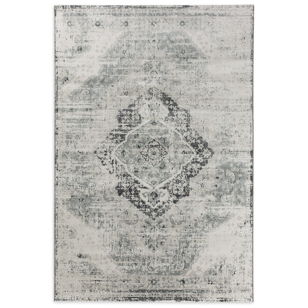 Vloerkleed Aqua Thuy beige/zilver 80x150 cm