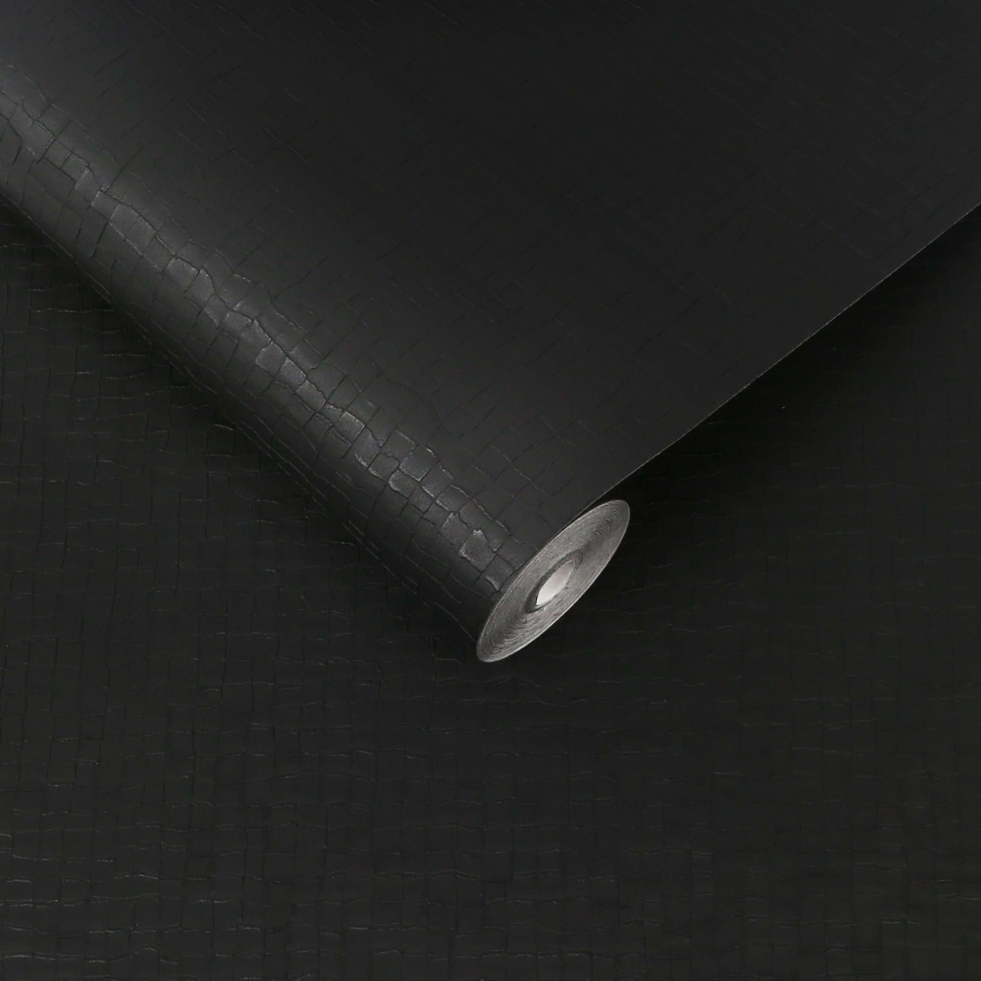 Graham & Brown  vliesbehang met vinyl toplaag  Serpentine Black Graham & Brown  vliesbehang met vinyl toplaag  Serpentine Black