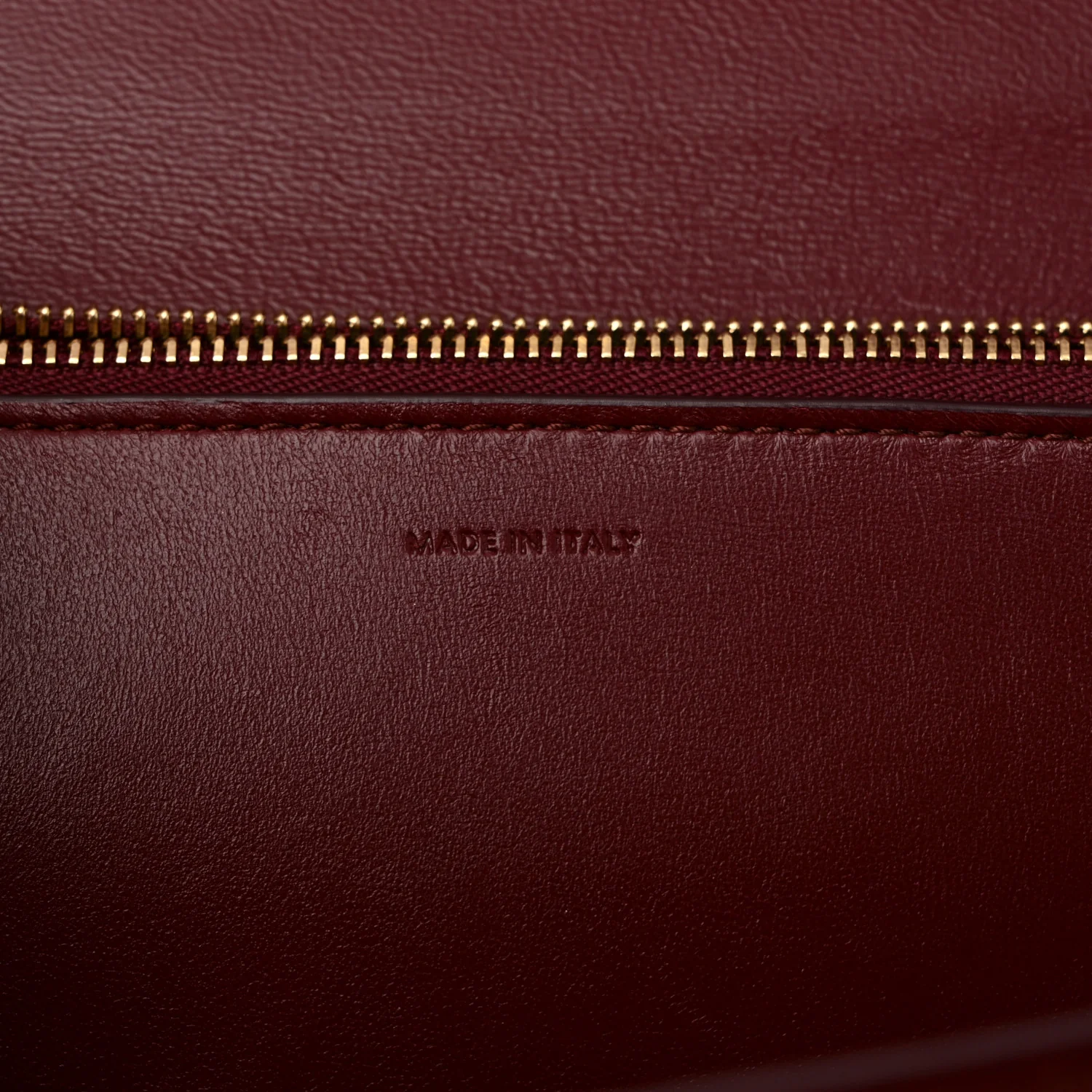 Box Calfskin Medium Classic Box Flap Bag Burgundy - Top Club