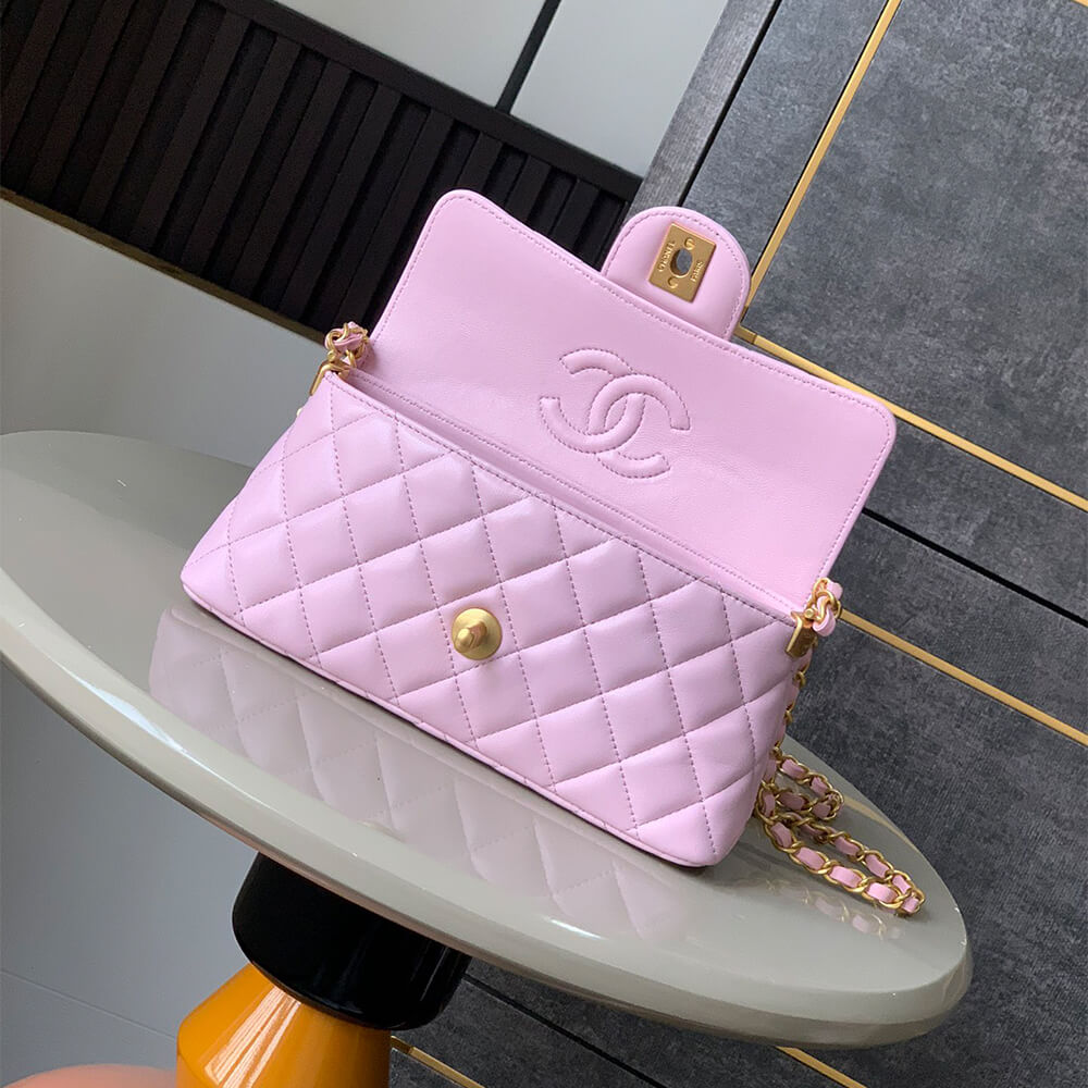 CHANEL Mini Flap Bag with Top Handle(HIGH-END GRADE) - Top Club