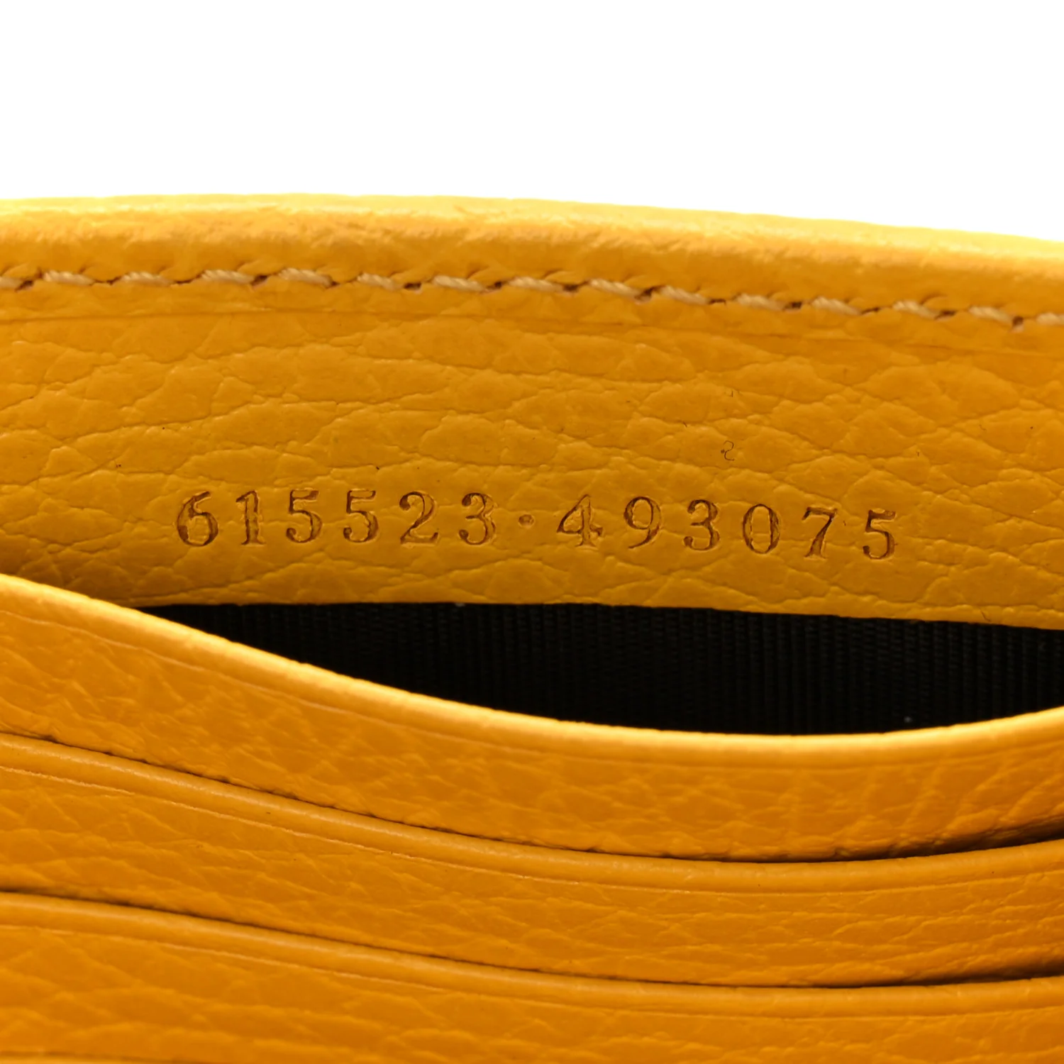 Dollar Calfskin Interlocking G Chain Wallet New Buttercup - Top Club