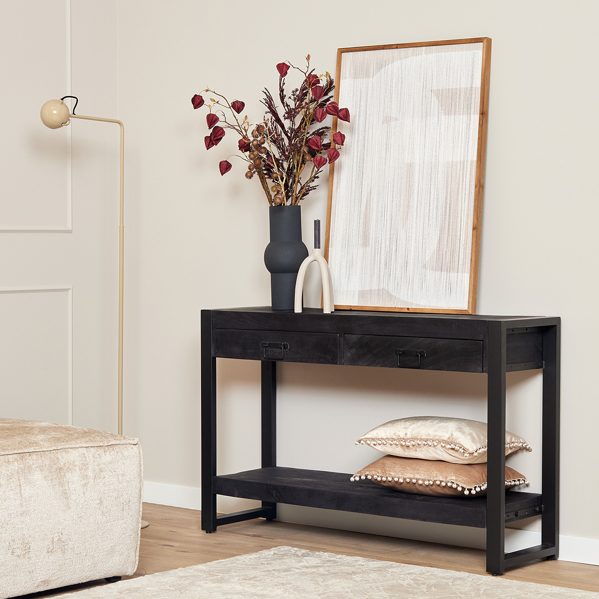 Sidetable Eems zwart 180